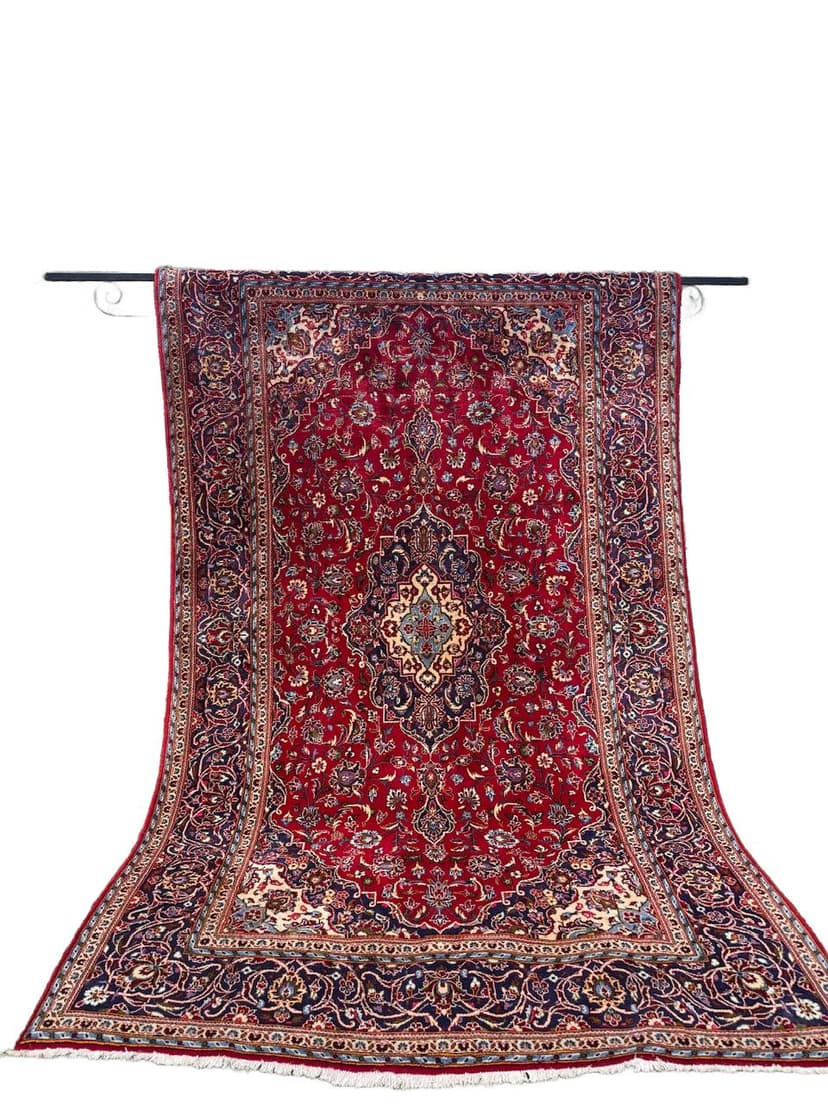 Rug Keshan, red, wool, Iran, 1990s.