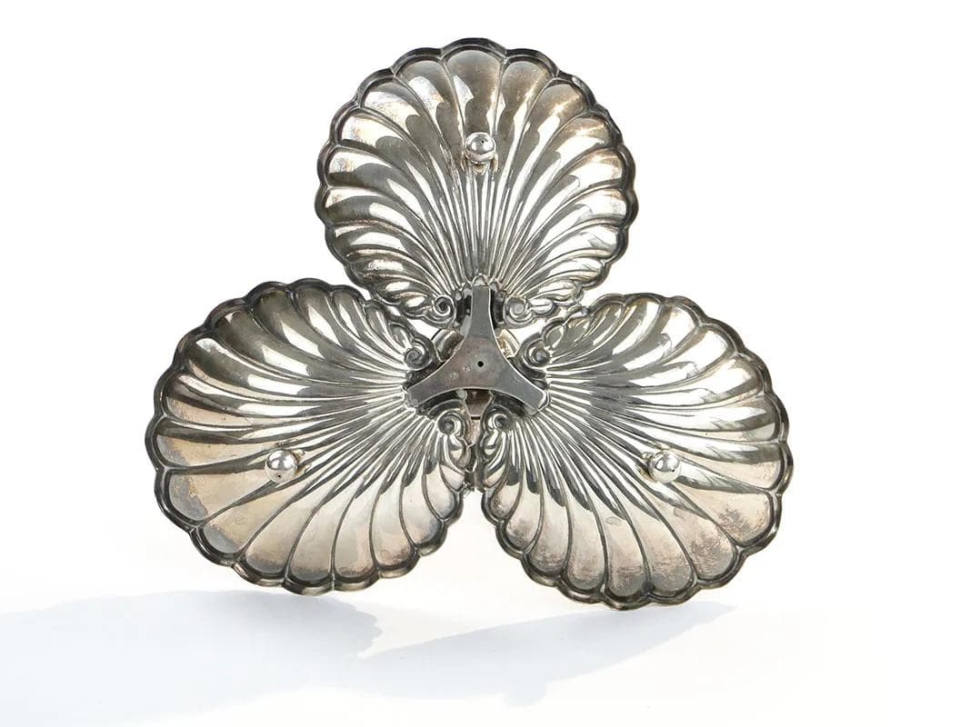 Decorative Centerpiece with Dolphin, silver, Spain, early 20th century - 10143