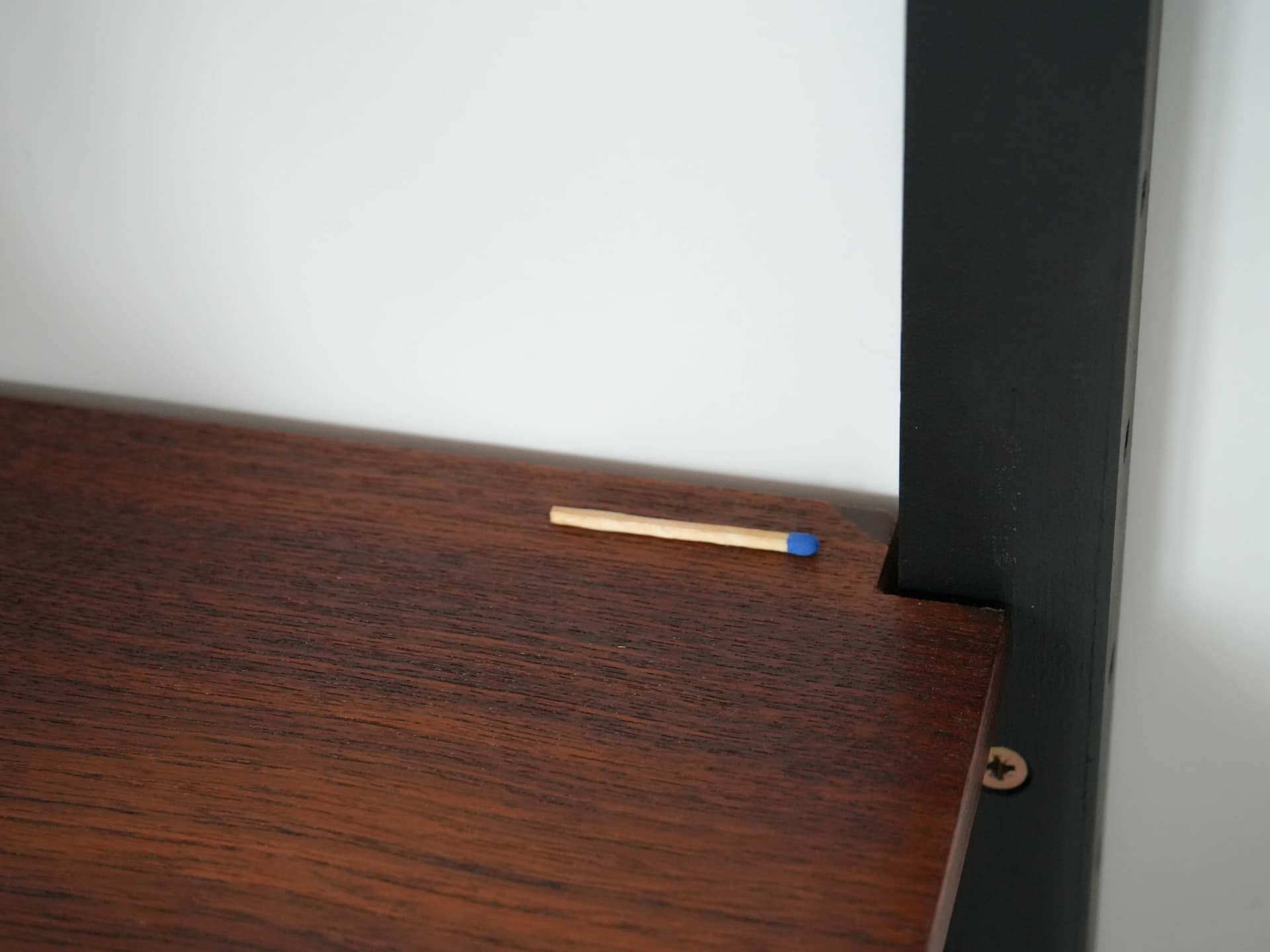 Regał systemowy, teak brązowy ciemny, Dania, lata 60. - 159417