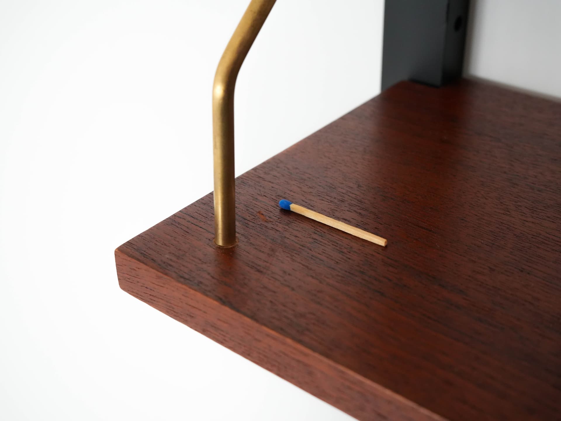 Regał systemowy, teak brązowy ciemny, Dania, lata 60. - 159418