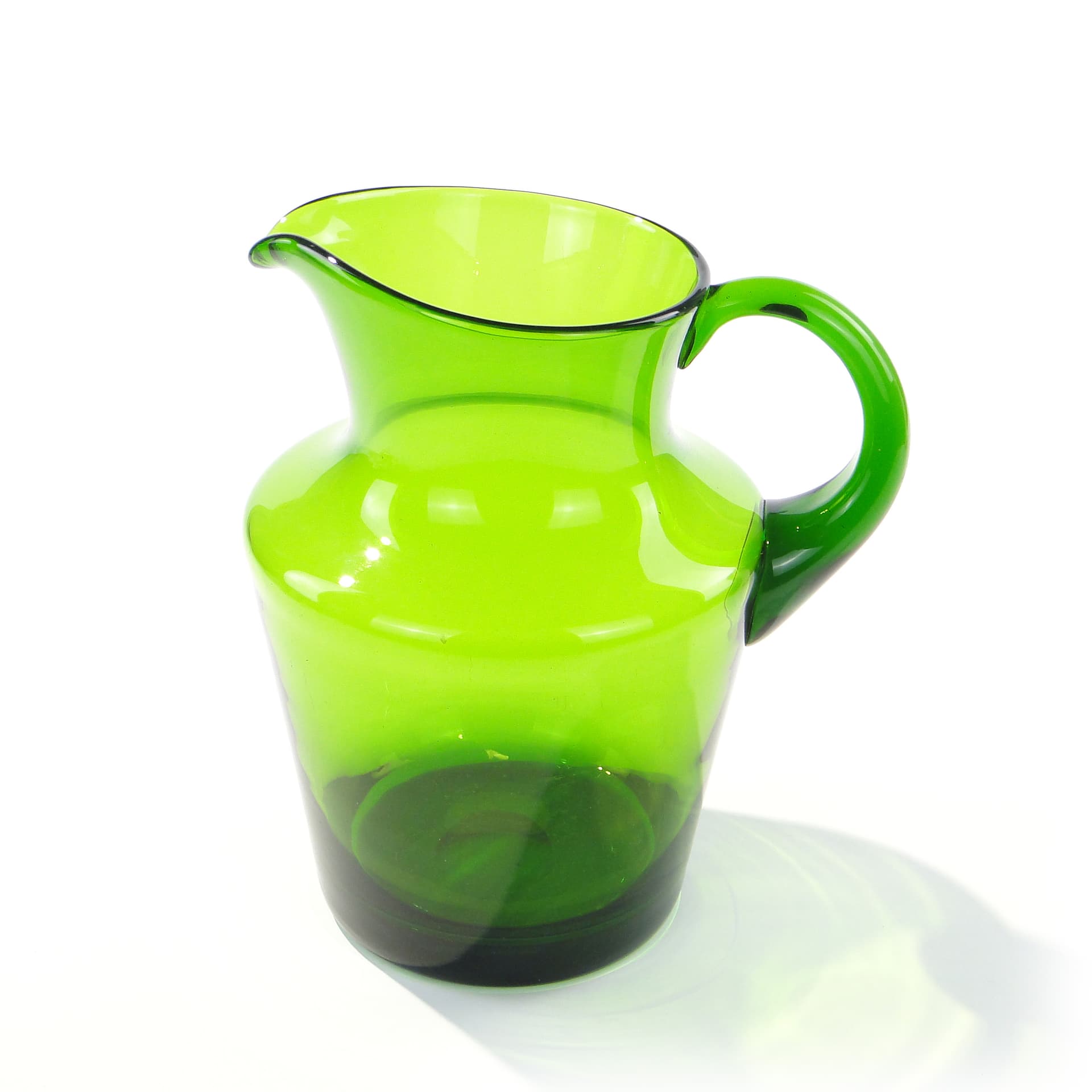 Dzbanek, zielony, proj. Z. Horbowy, Huta Sudety, Polska, 1971 - 159458