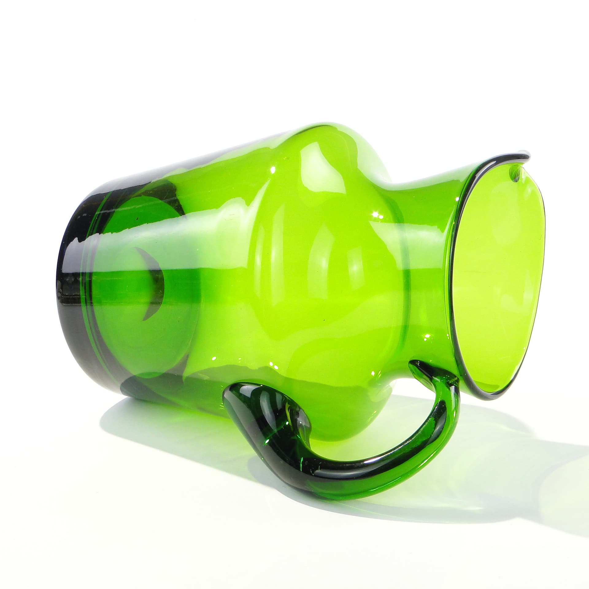 Dzbanek, zielony, proj. Z. Horbowy, Huta Sudety, Polska, 1971 - 159464