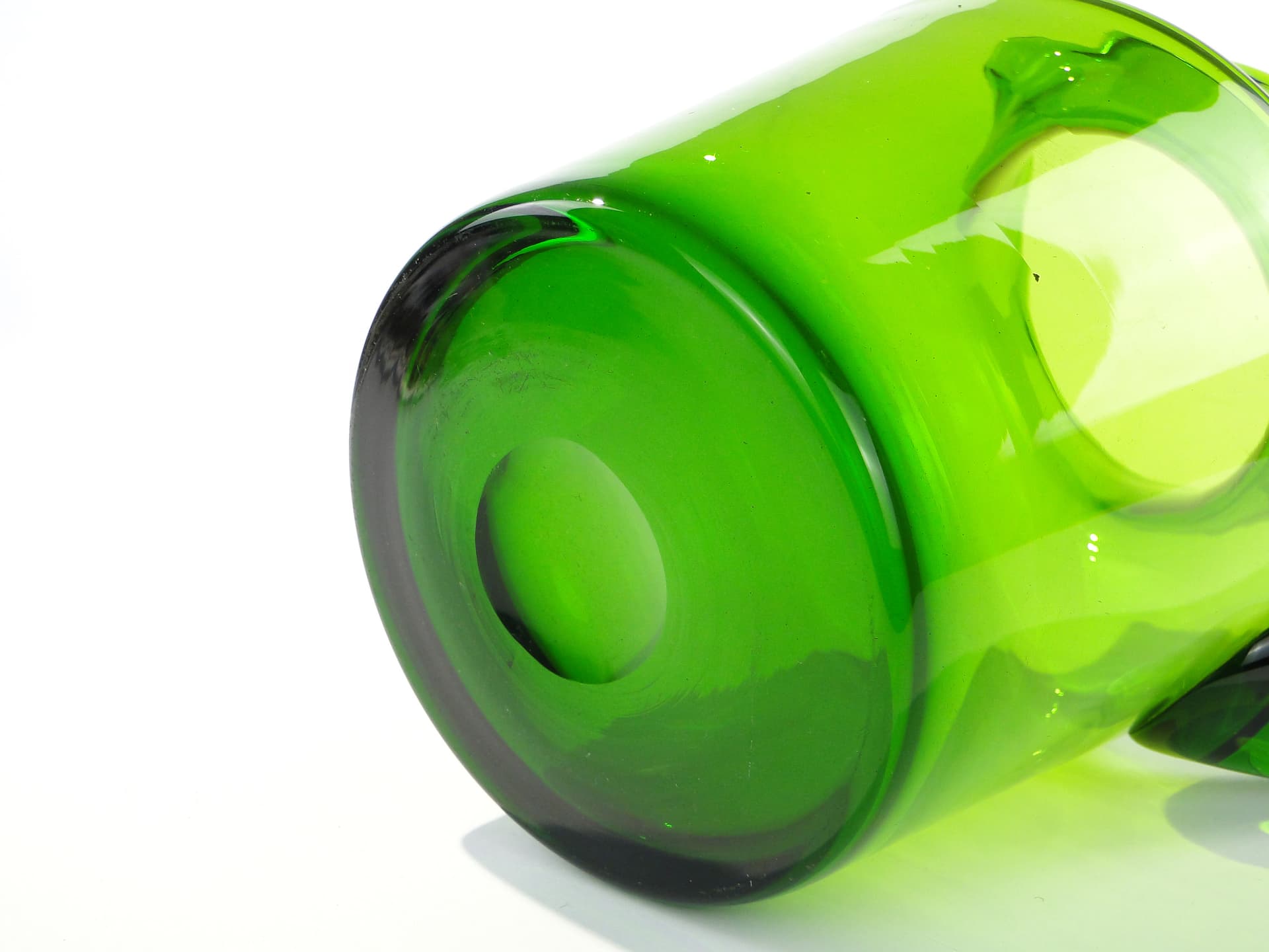 Dzbanek, zielony, proj. Z. Horbowy, Huta Sudety, Polska, 1971 - 159462