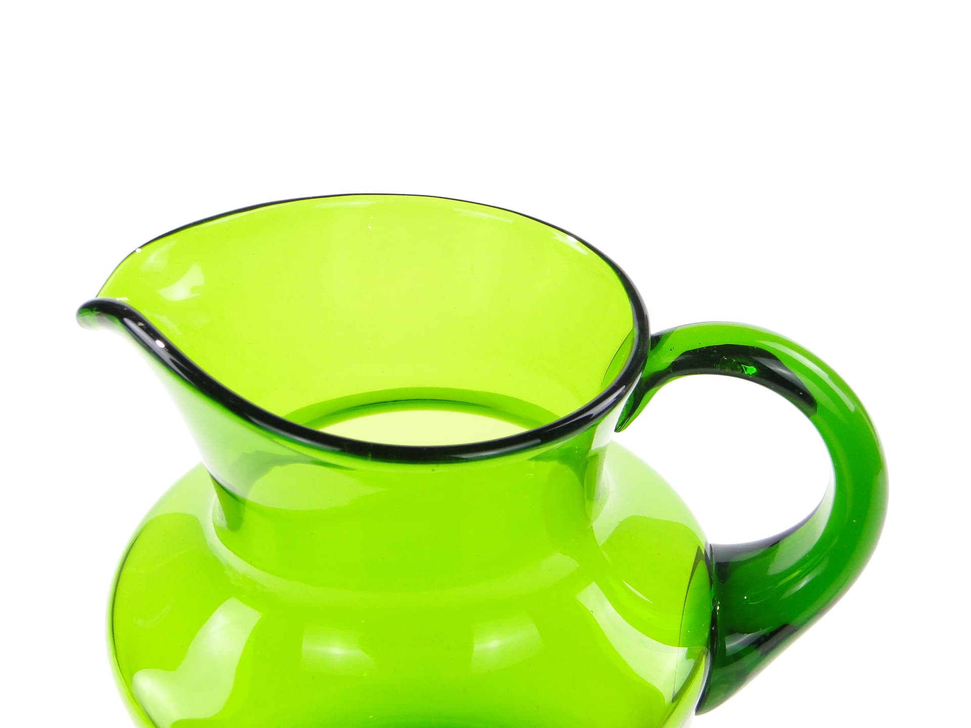 Dzbanek, zielony, proj. Z. Horbowy, Huta Sudety, Polska, 1971 - 159459