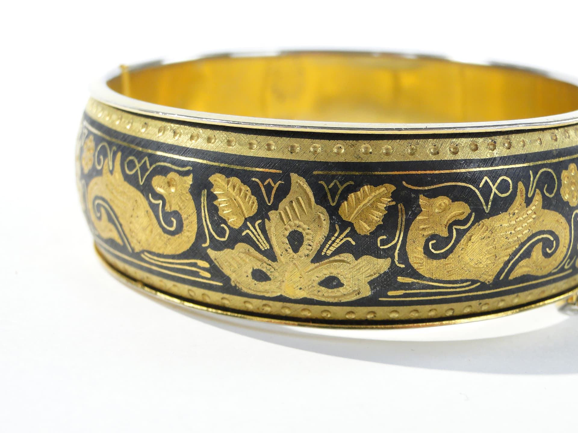 Złota bransoletka z gryfami z Toledo, lata 50. - 159524