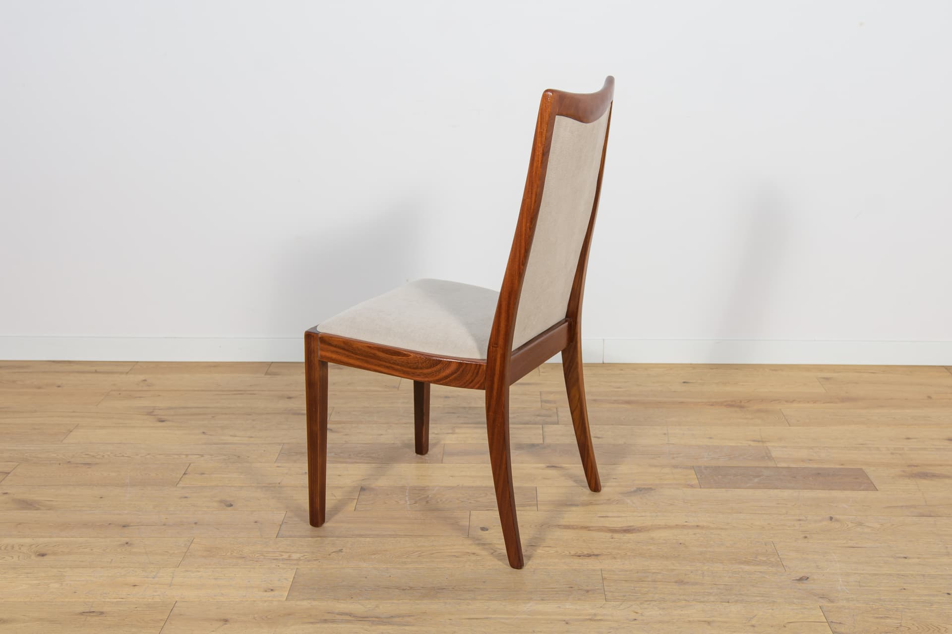 Set of four chairs, teak, ivory white, by L. Dandy, G-Plan, United Kingdom, 1960s. - 159558