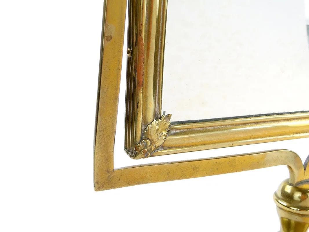 Table mirror, golden brass, Schiffers, Poland, 19th c. - 10119