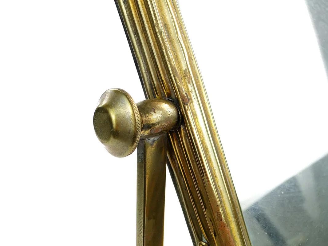 Table mirror, golden brass, Schiffers, Poland, 19th c. - 10123