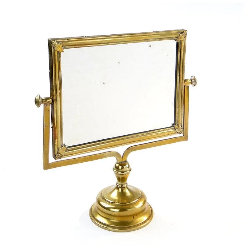 Table mirror, golden brass, Schiffers, Poland, 19th c. - 10118