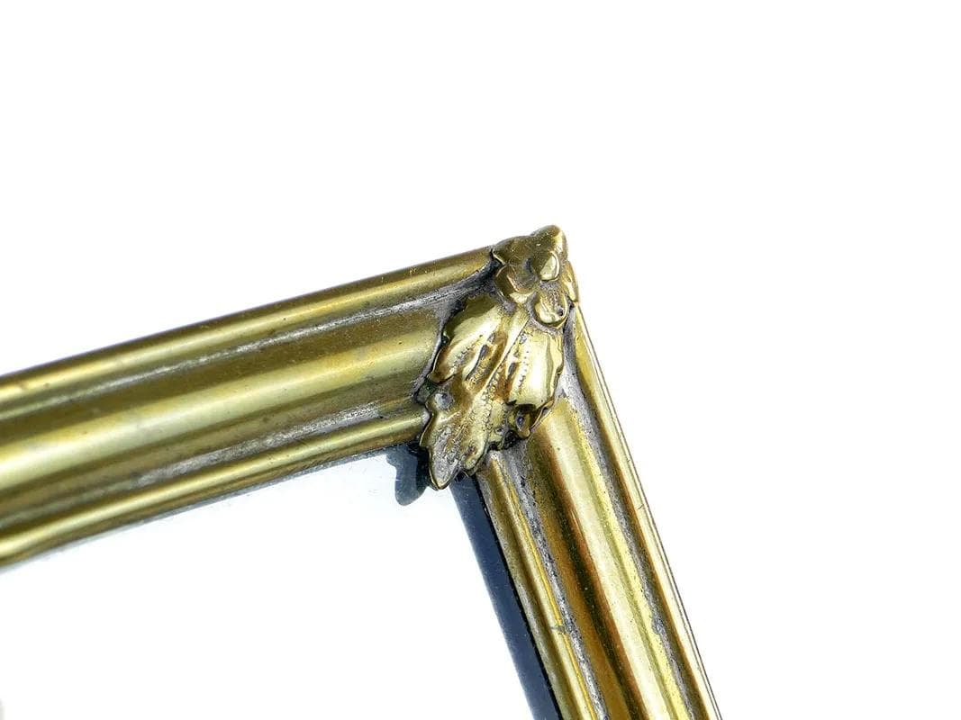 Table mirror, golden brass, Schiffers, Poland, 19th c. - 10125