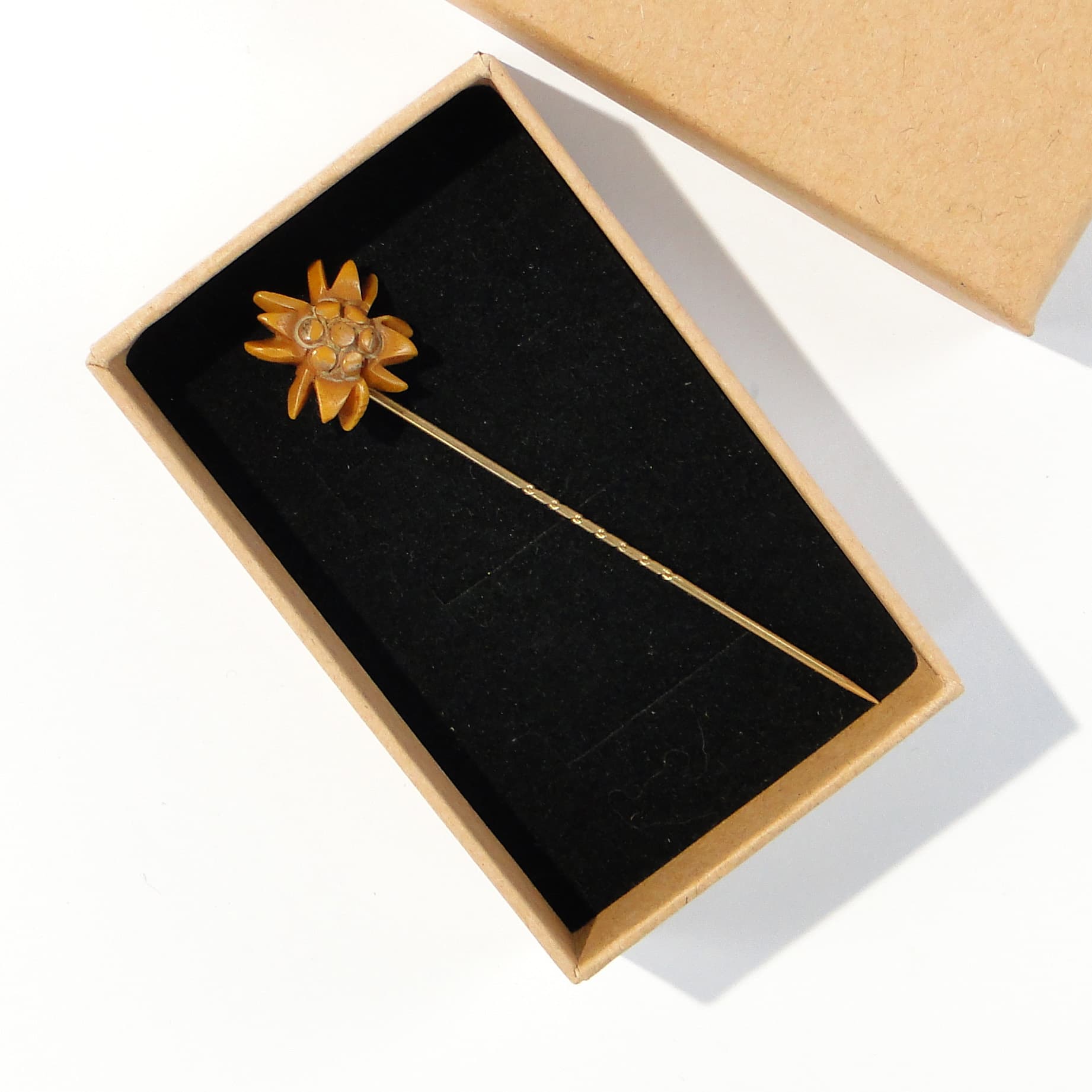 Szpilka dekoracyjna, Art Nouveau, złota, początek XX w. - 159631