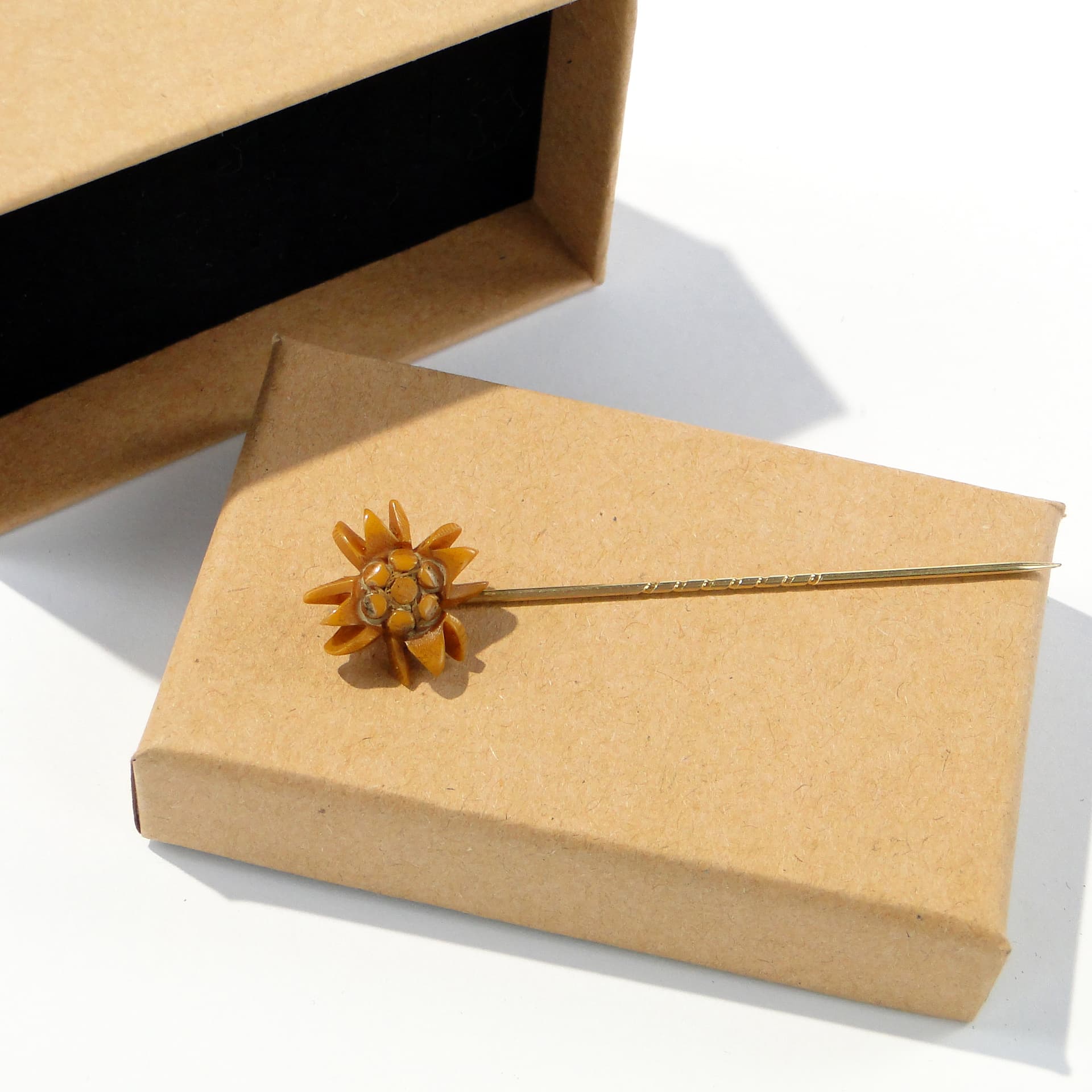 Szpilka dekoracyjna, Art Nouveau, złota, początek XX w. - 159630