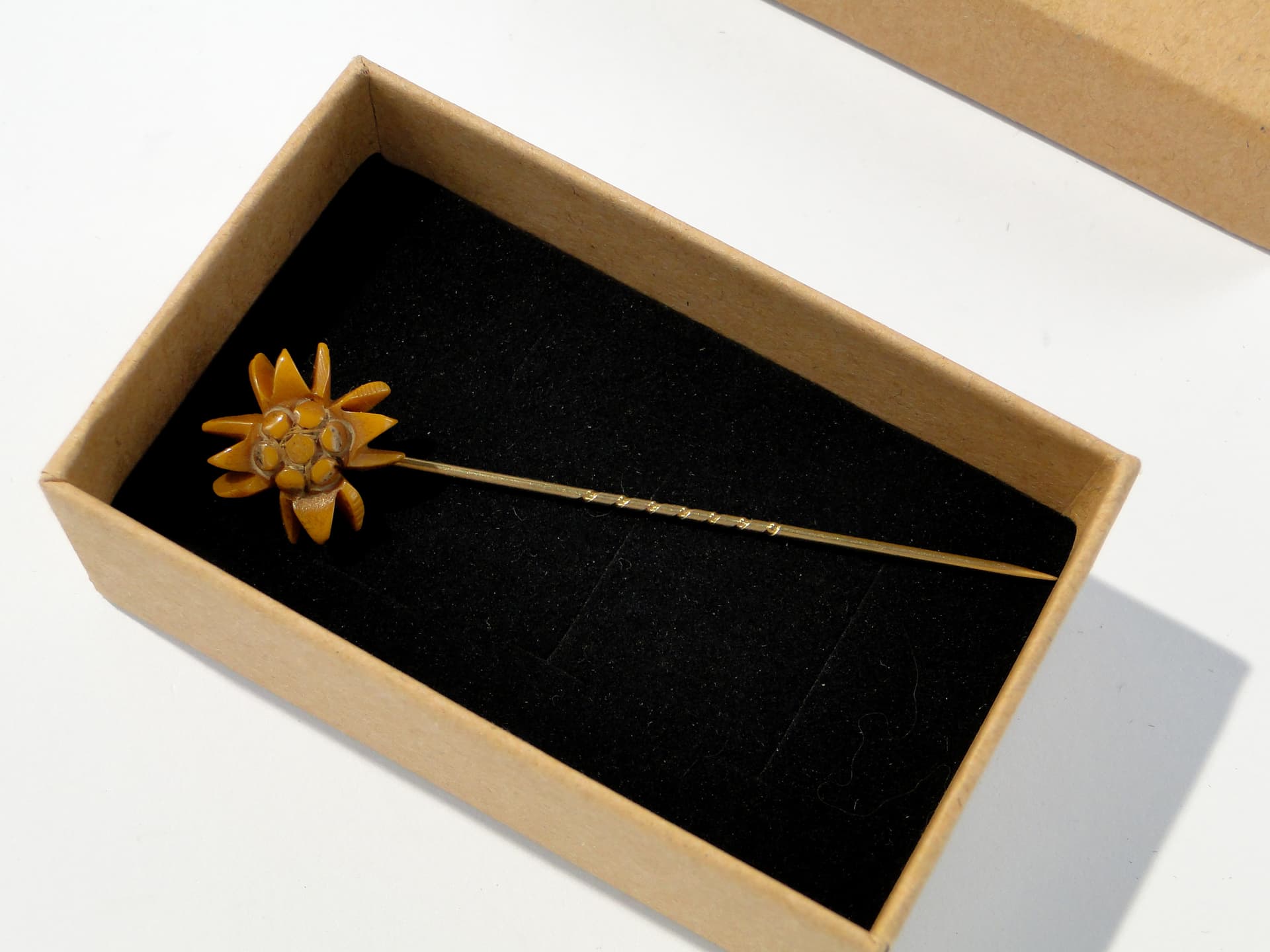 Szpilka dekoracyjna, Art Nouveau, złota, początek XX w. - 159628