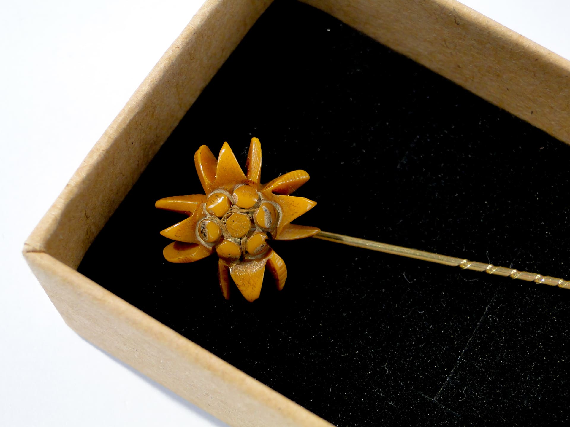 Szpilka dekoracyjna, Art Nouveau, złota, początek XX w. - 159627