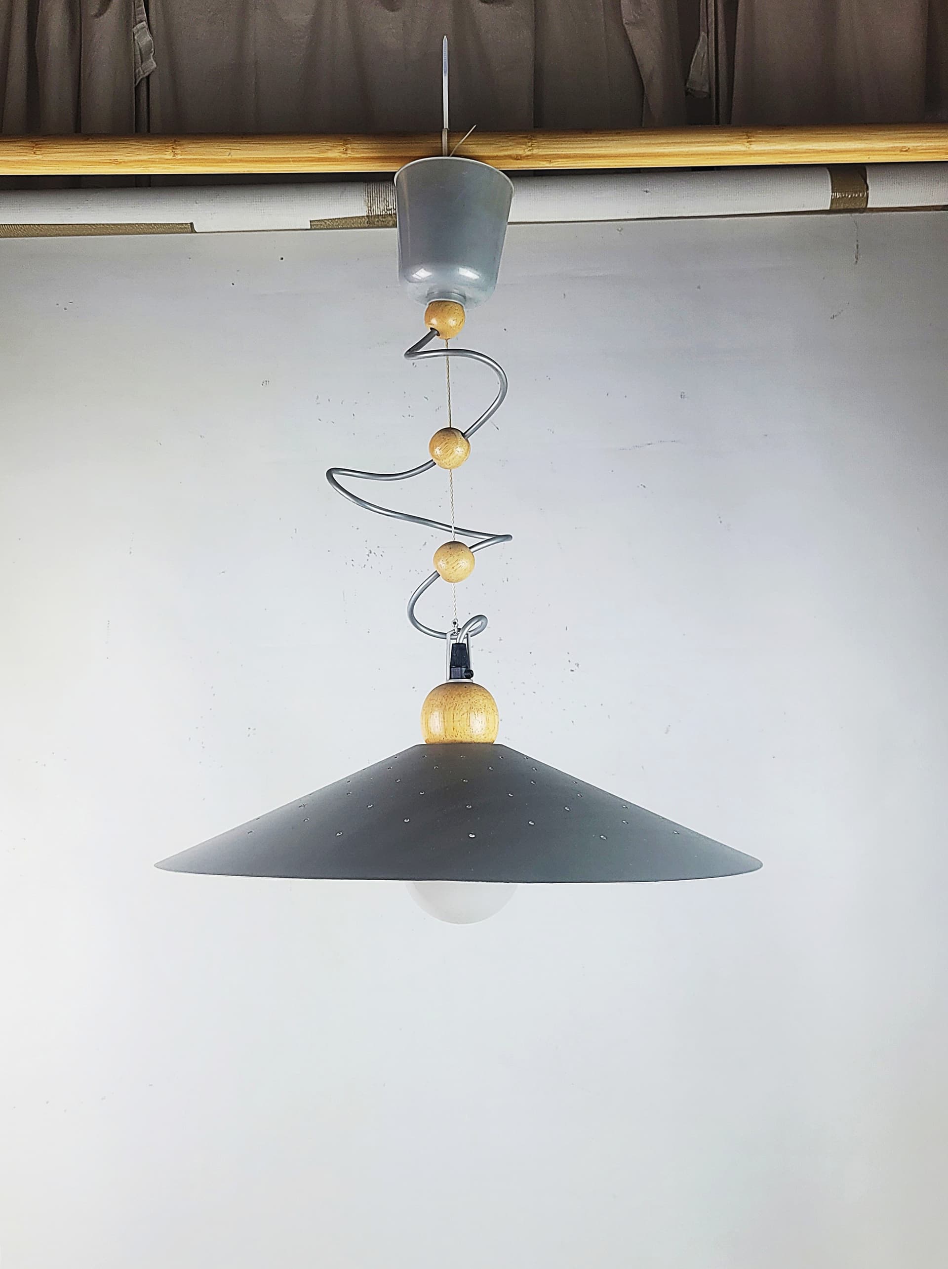 Lampa wisząca z lat 80. - 159712