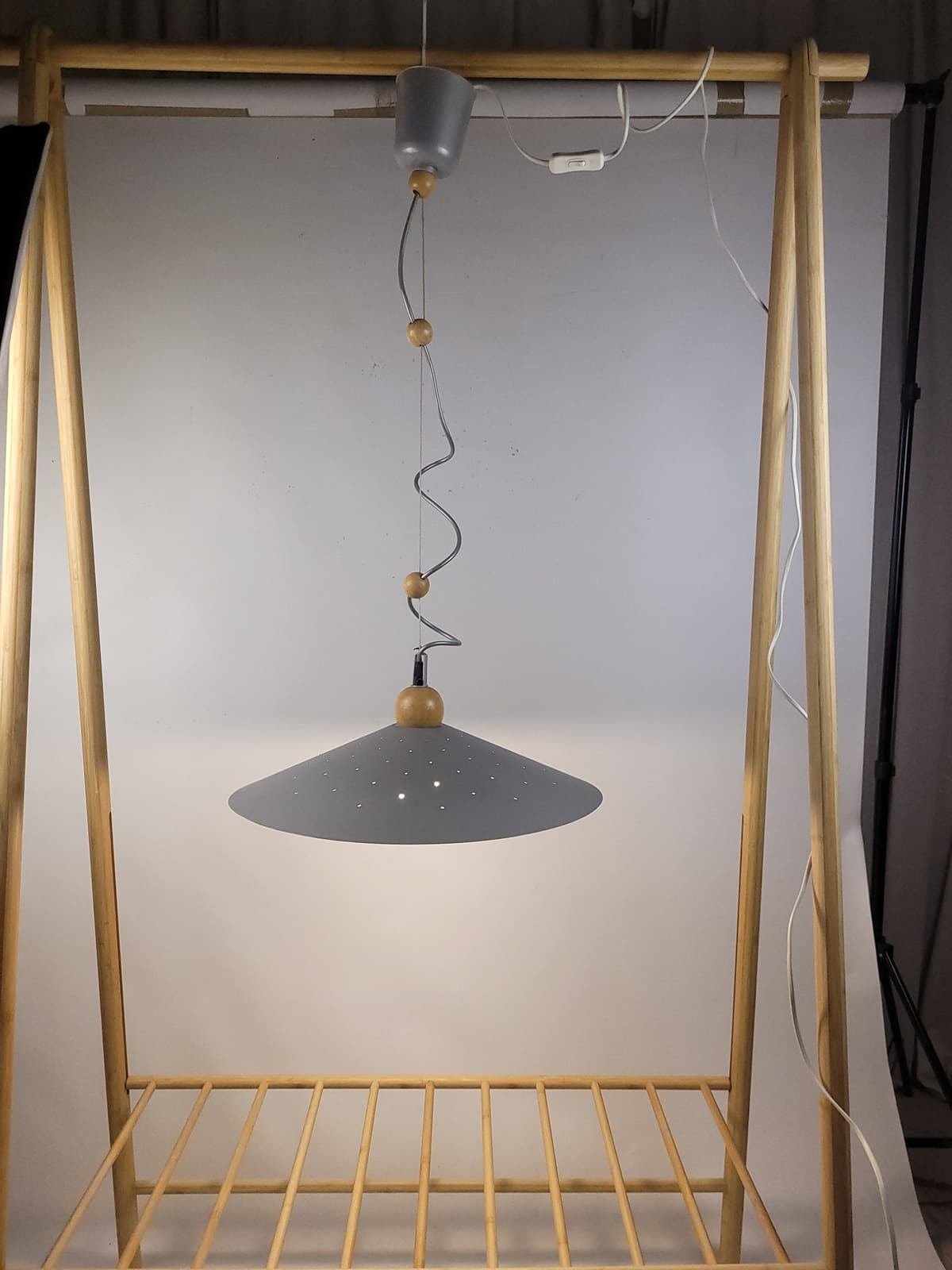 Lampa wisząca z lat 80. - 159709