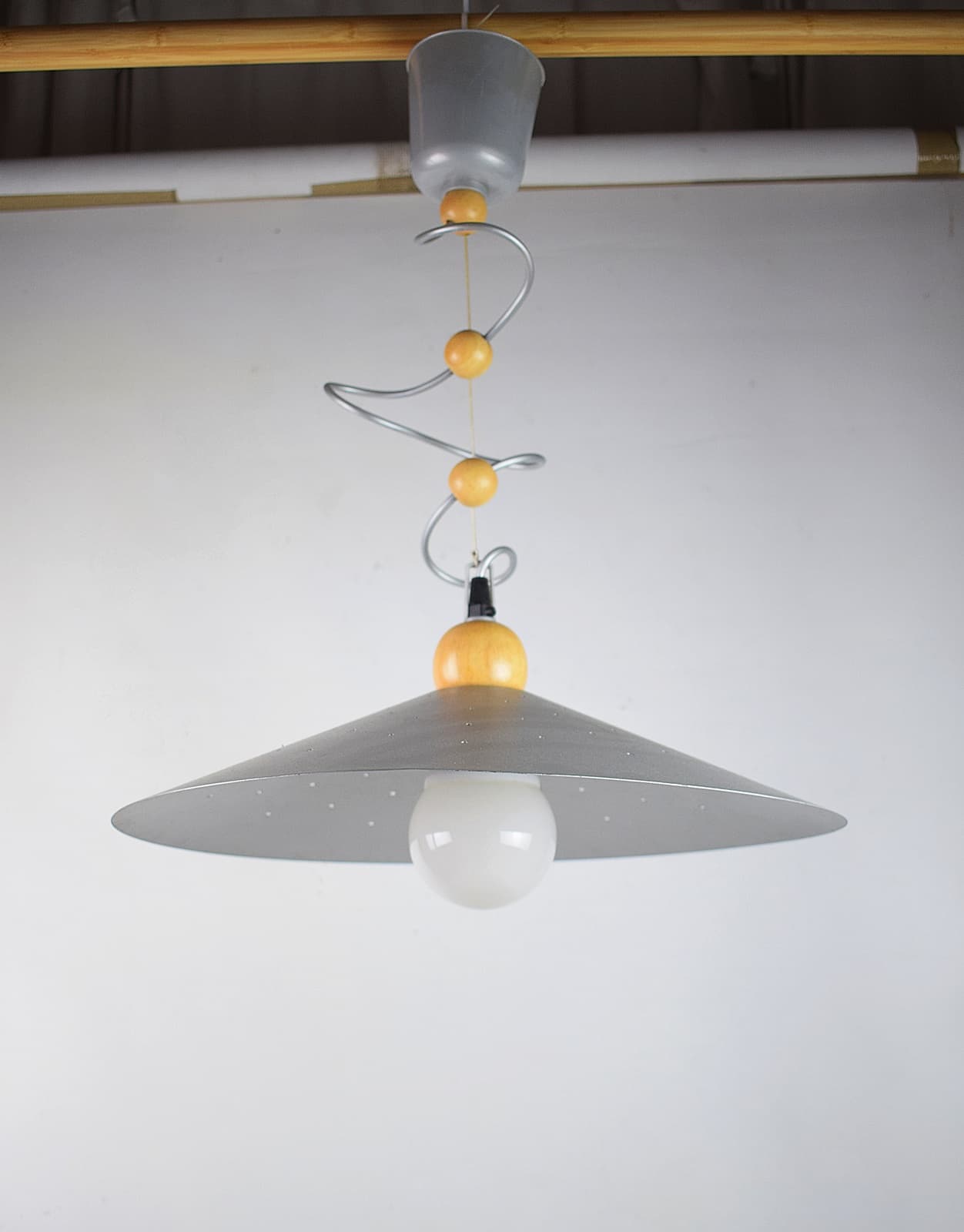 Lampa wisząca z lat 80. - 159711