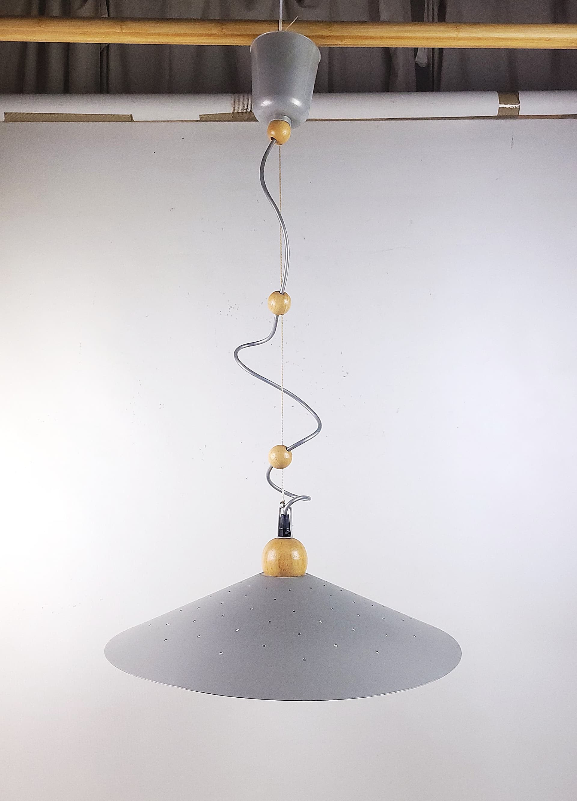 Lampa wisząca z lat 80. - 159714