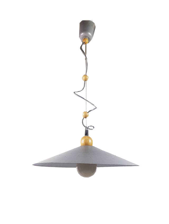 Lampa wisząca z lat 80. - WYMIARY