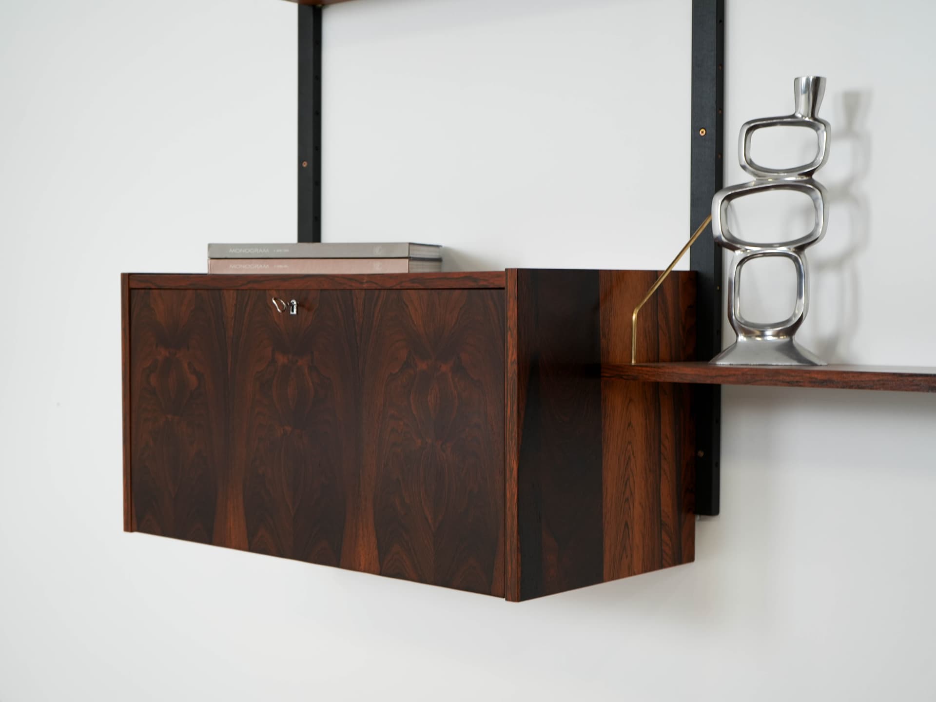 Shelving Unit PS System, brown rosewood, Randers Møbelfabrik, Denmark, 1960s. - 159773