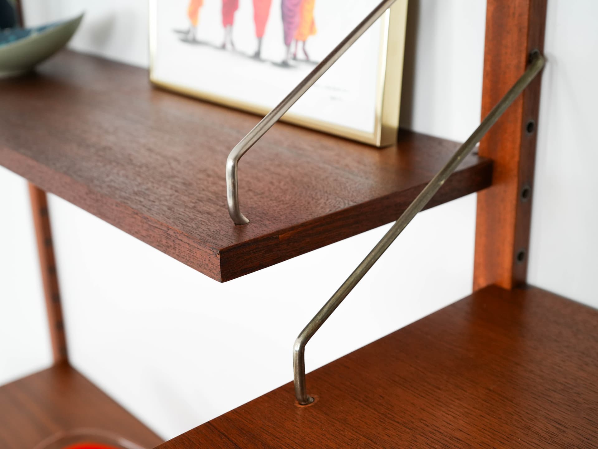 Regał systemowy tekowy, duński design, lata 60, designer: Poul Cadovius - 159831