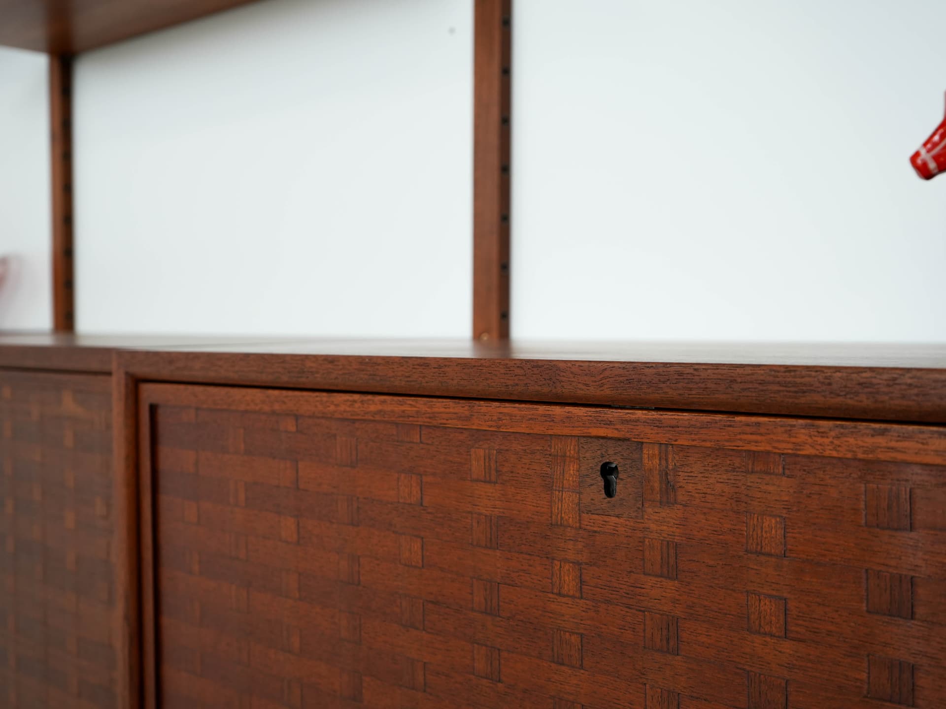 Regał systemowy tekowy, duński design, lata 60, designer: Poul Cadovius - 159833