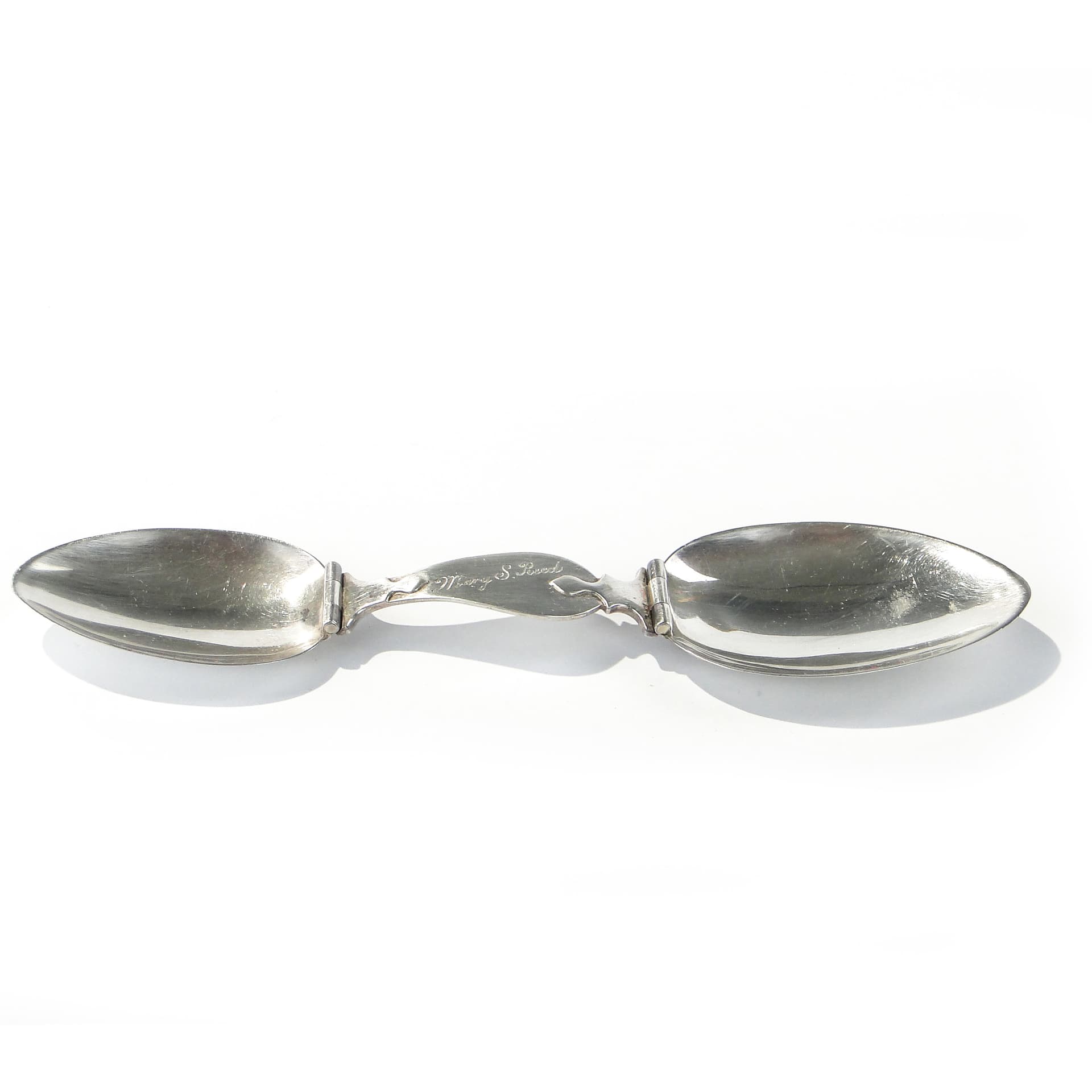 Srebrna łyżka podróżna, składana - 159951