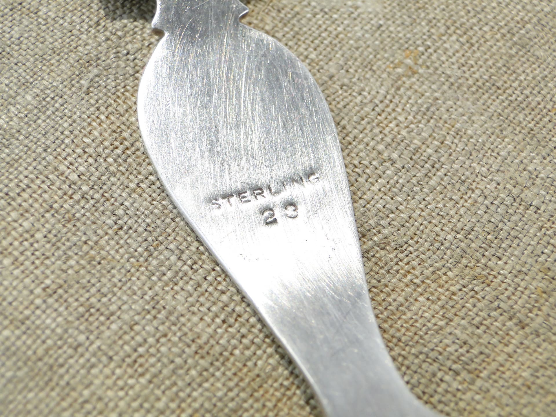 Srebrna łyżka podróżna, składana - 159960