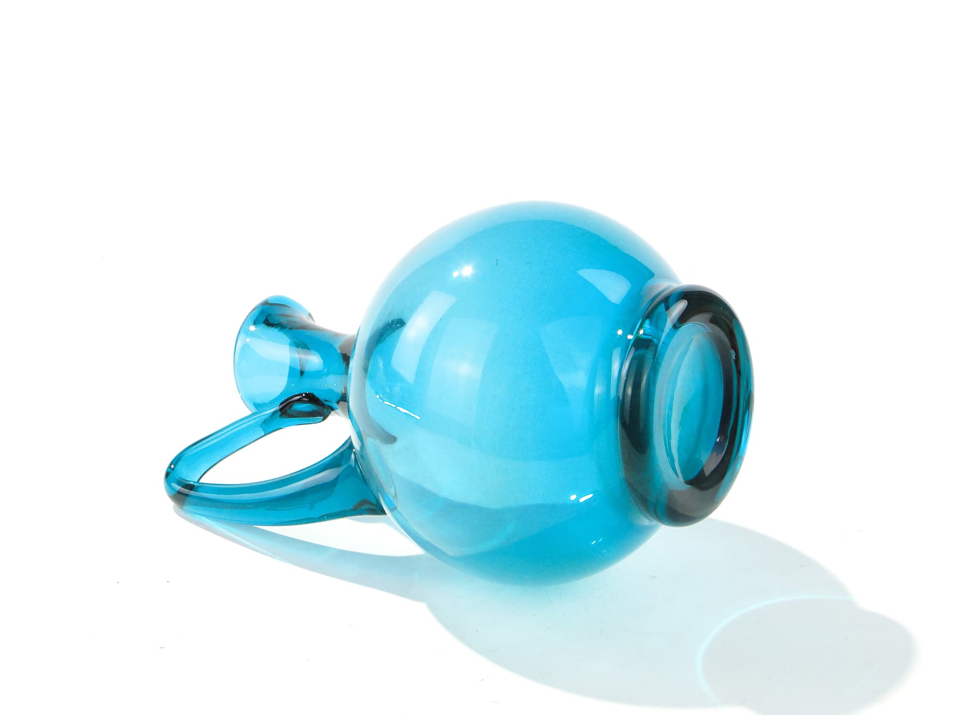 Turkusowa karafka, proj. Z. Horbowy, Huta Sudety, Polska, 1971 - 160005