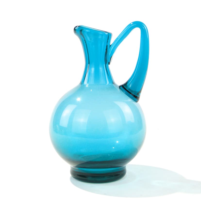 Turkusowa karafka, proj. Z. Horbowy, Huta Sudety, Polska, 1971