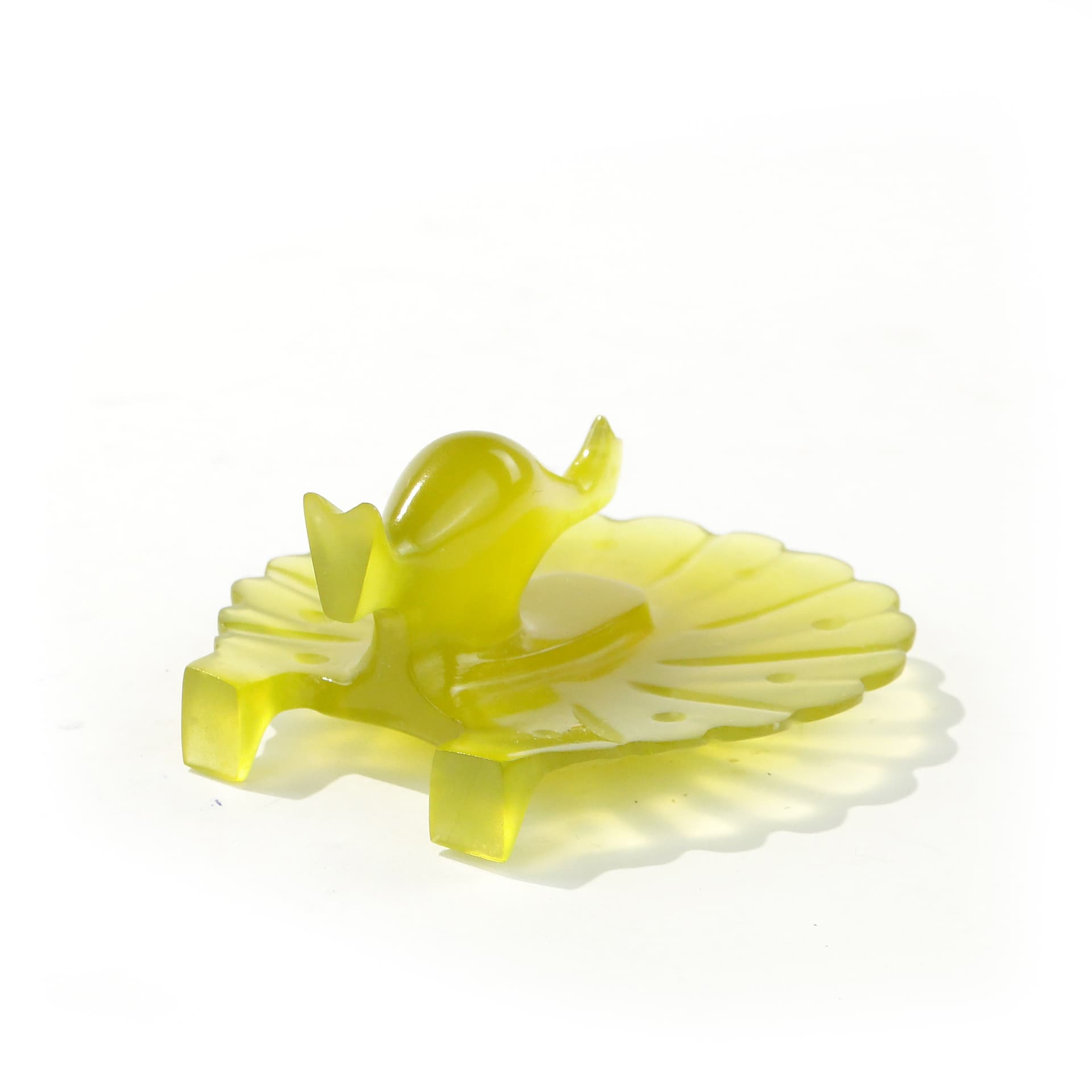 Figura pawia z jadeitu, lata 50. - 160009