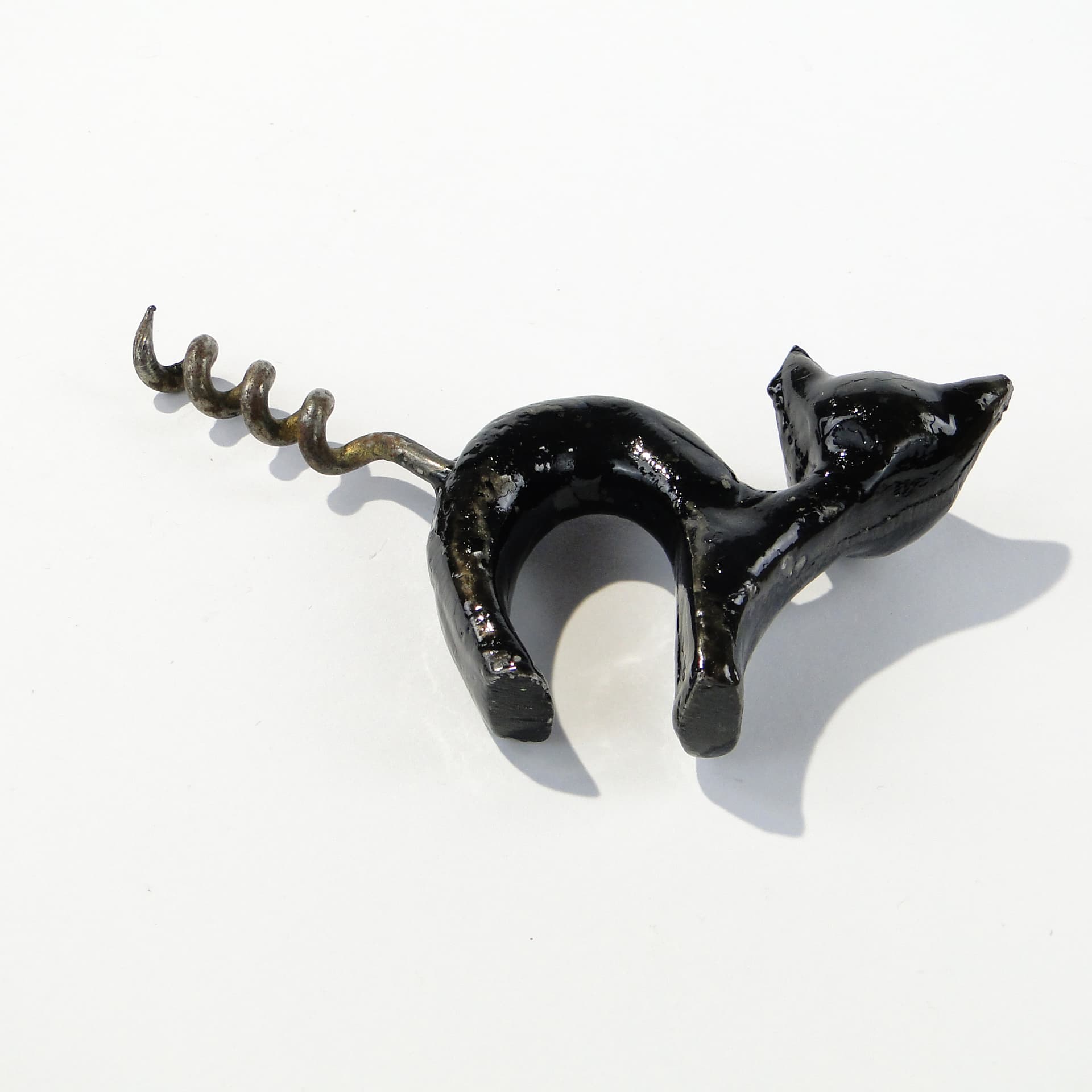 Korkociąg z kotkiem koci grzbiet - 160030