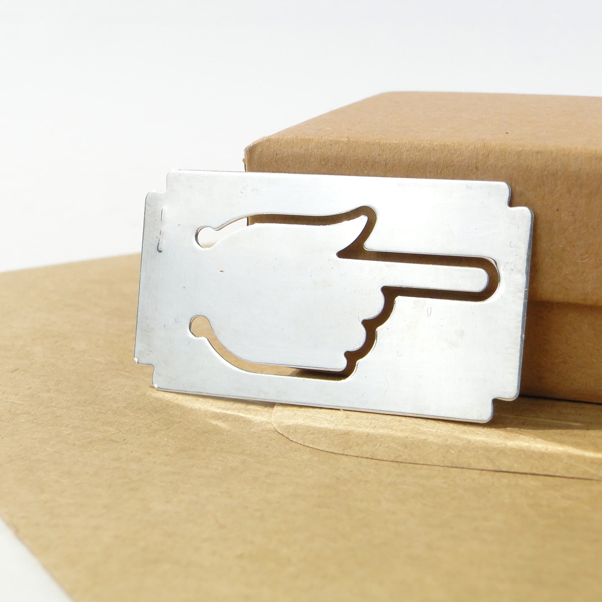 Bookmark Postmodernist, silver, Italy, 1980s. - 160048