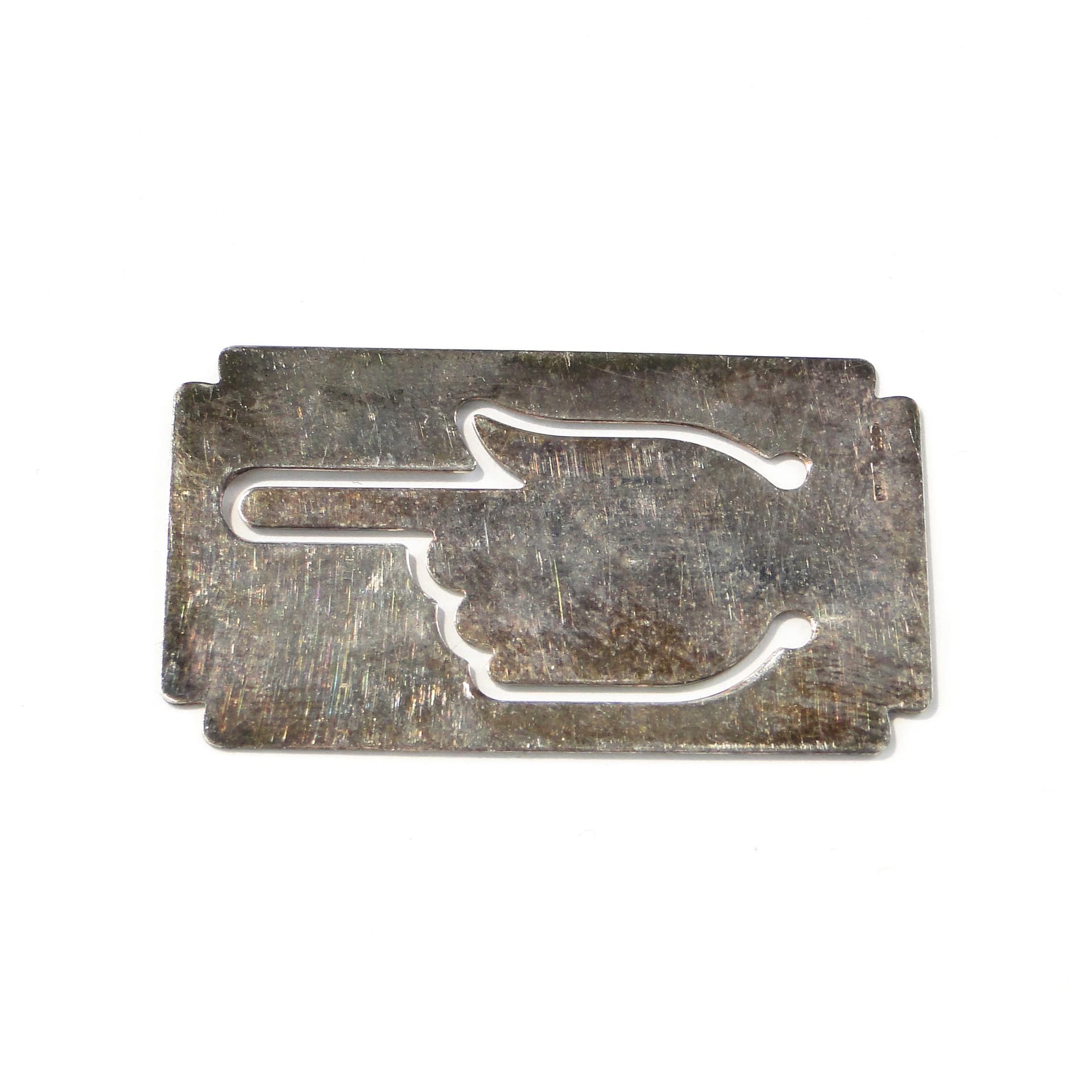 Bookmark Postmodernist, silver, Italy, 1980s. - 160043