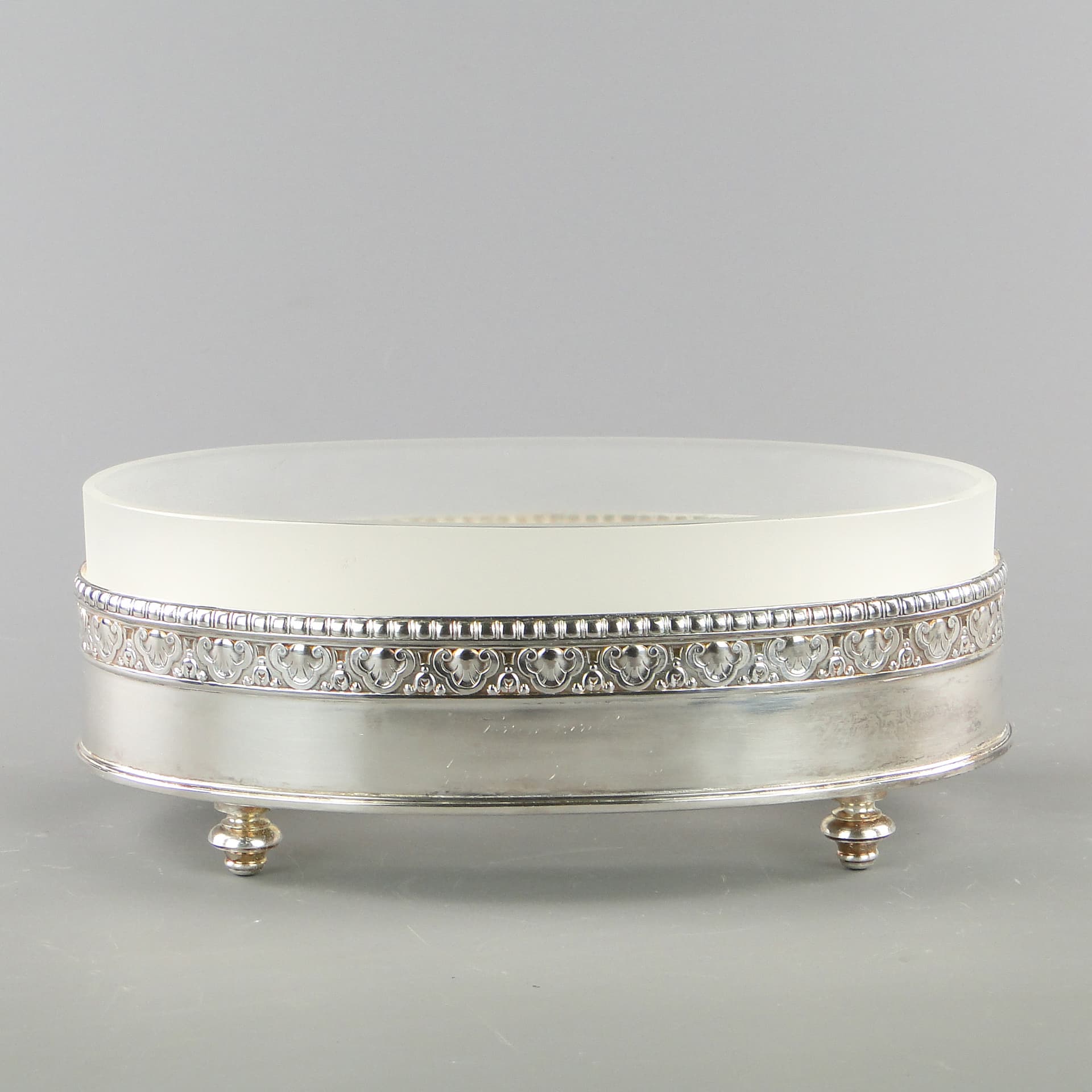 Jardinière Art déco, silver, brass, glass, Germany, 1920s. - 160073