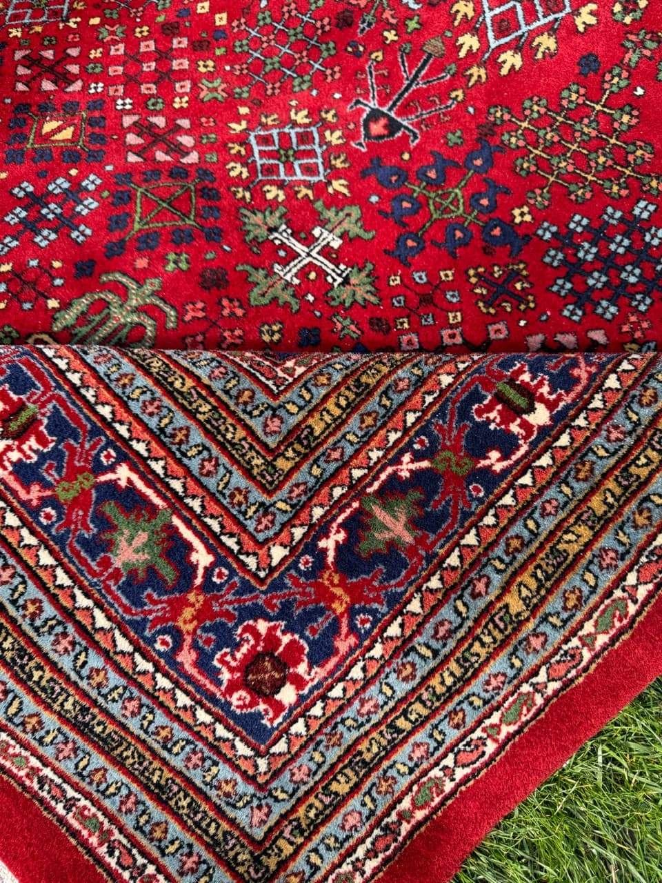 Dywan Indo Bidjar, multikolor, wełna, Indie - 160126