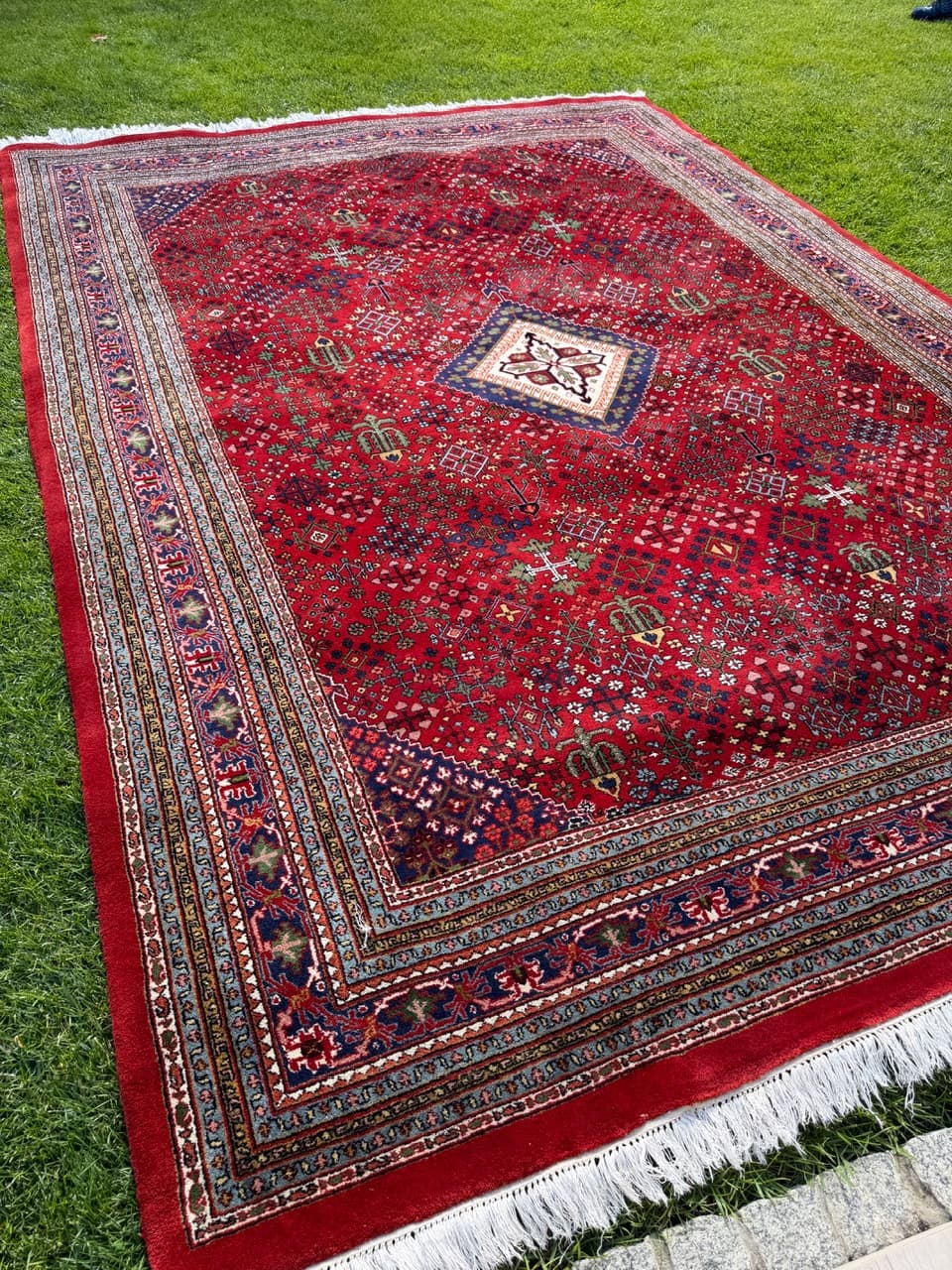 Dywan Indo Bidjar, multikolor, wełna, Indie - 160127