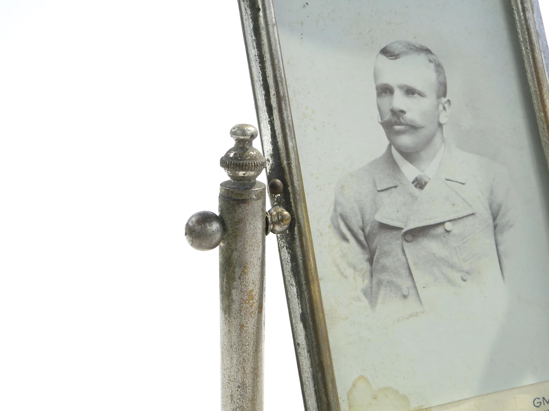 Photo Frame Art Nouveau, silver nickel-plated brass, early 20th c. - 160255