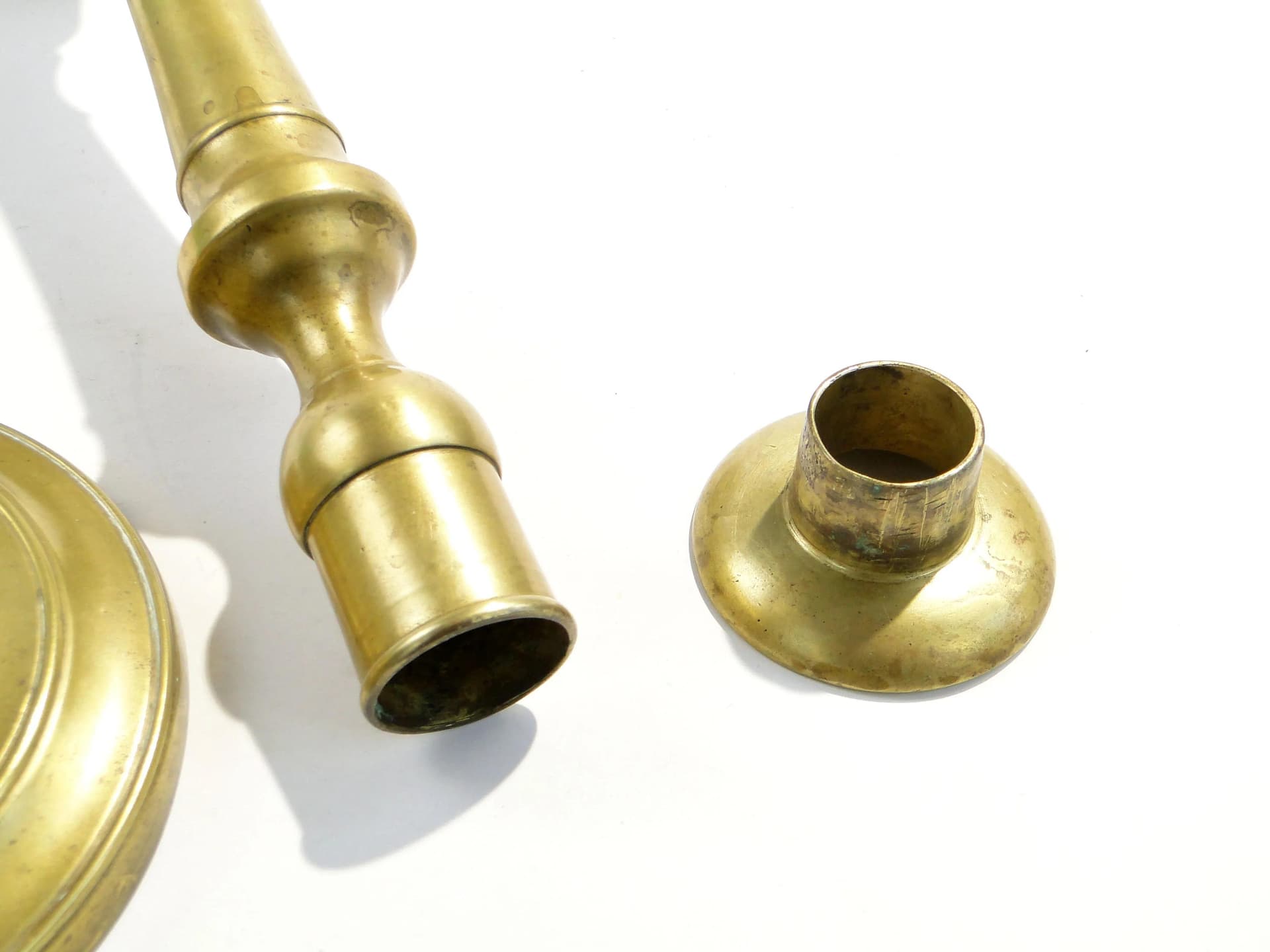 Para świeczników, neoklasycyzm, brąz złoty, Francja, XIX w. - 160243