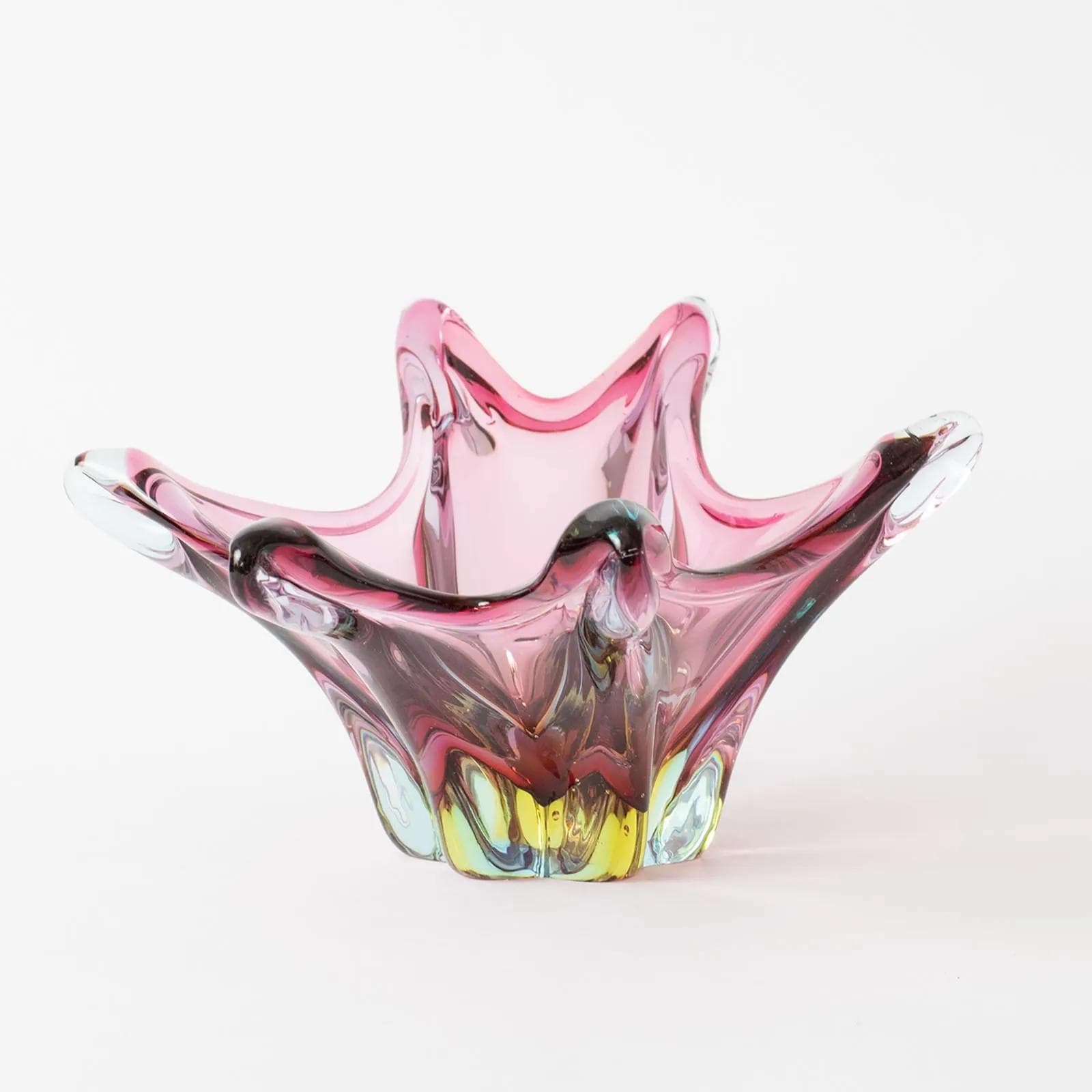 Bowl Murano, multicolor glass, Italy, 1960s. - 160601