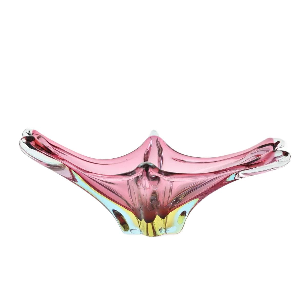 Bowl Murano, multicolor glass, Italy, 1960s.