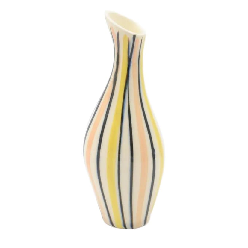 Wazon Pyžamo, multikolor, ceramika, proj. J. Formankova, Ditmar Urbach, Czechosłowacja, lata 50.