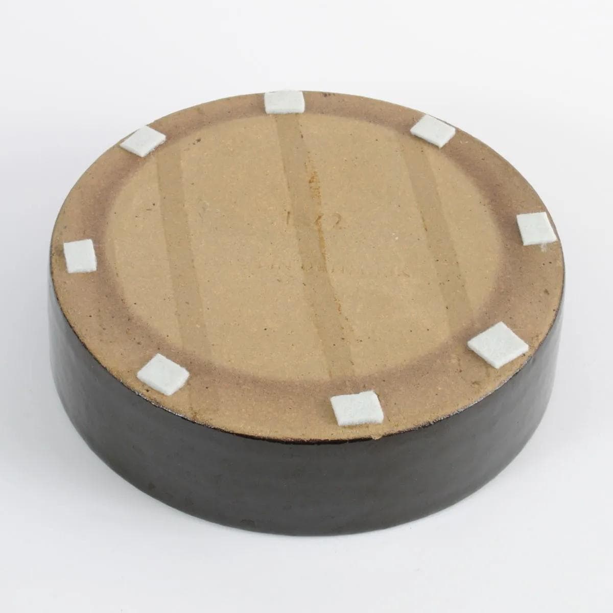 Platter Hasle, brown, ceramic, Denmark, 1970s. - 160527