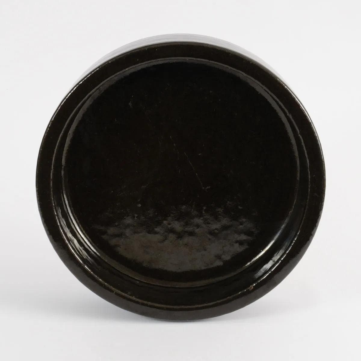 Platter Hasle, brown, ceramic, Denmark, 1970s. - 160526