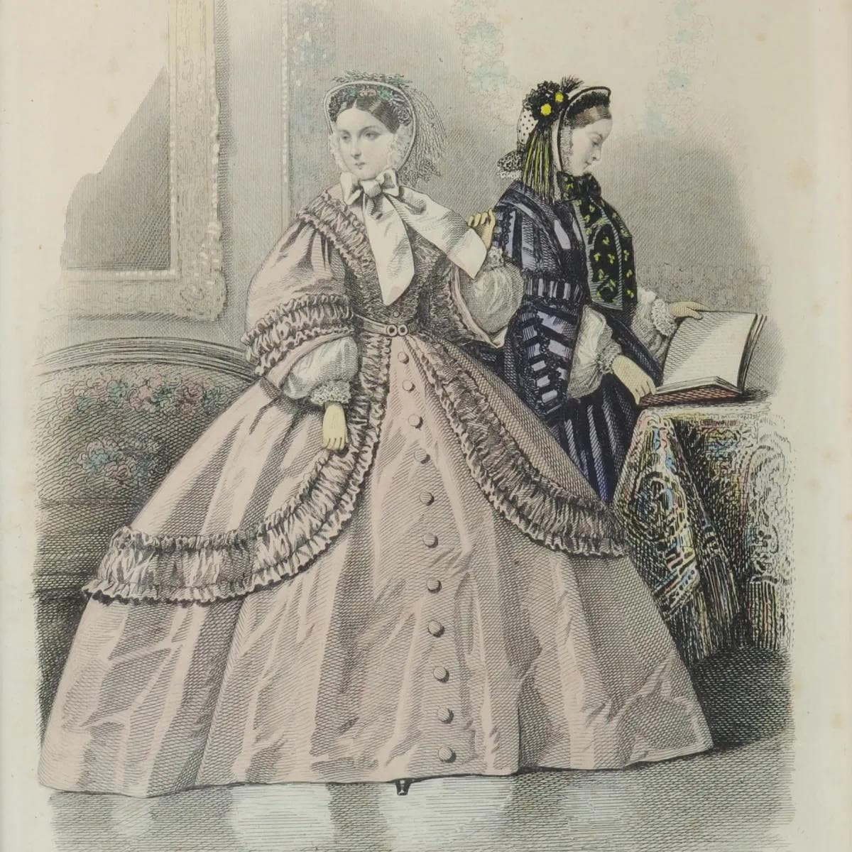 Pair of fashion prints L'Ami des Dames, multicolor, France, 19th c. - 160501