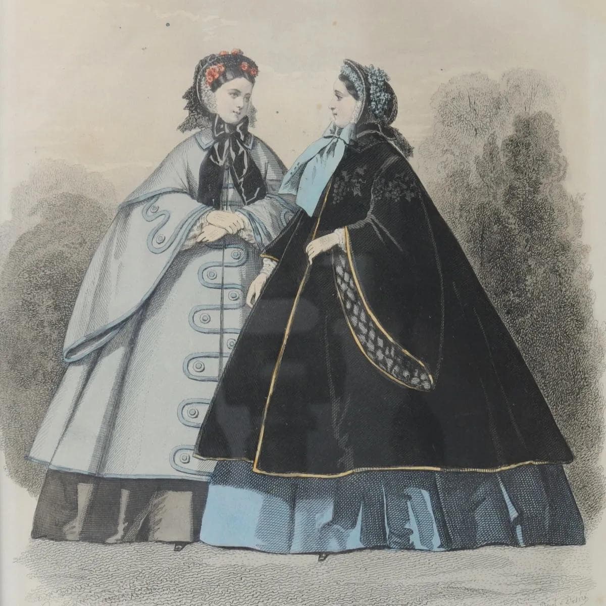 Pair of fashion prints L'Ami des Dames, multicolor, France, 19th c. - 160500