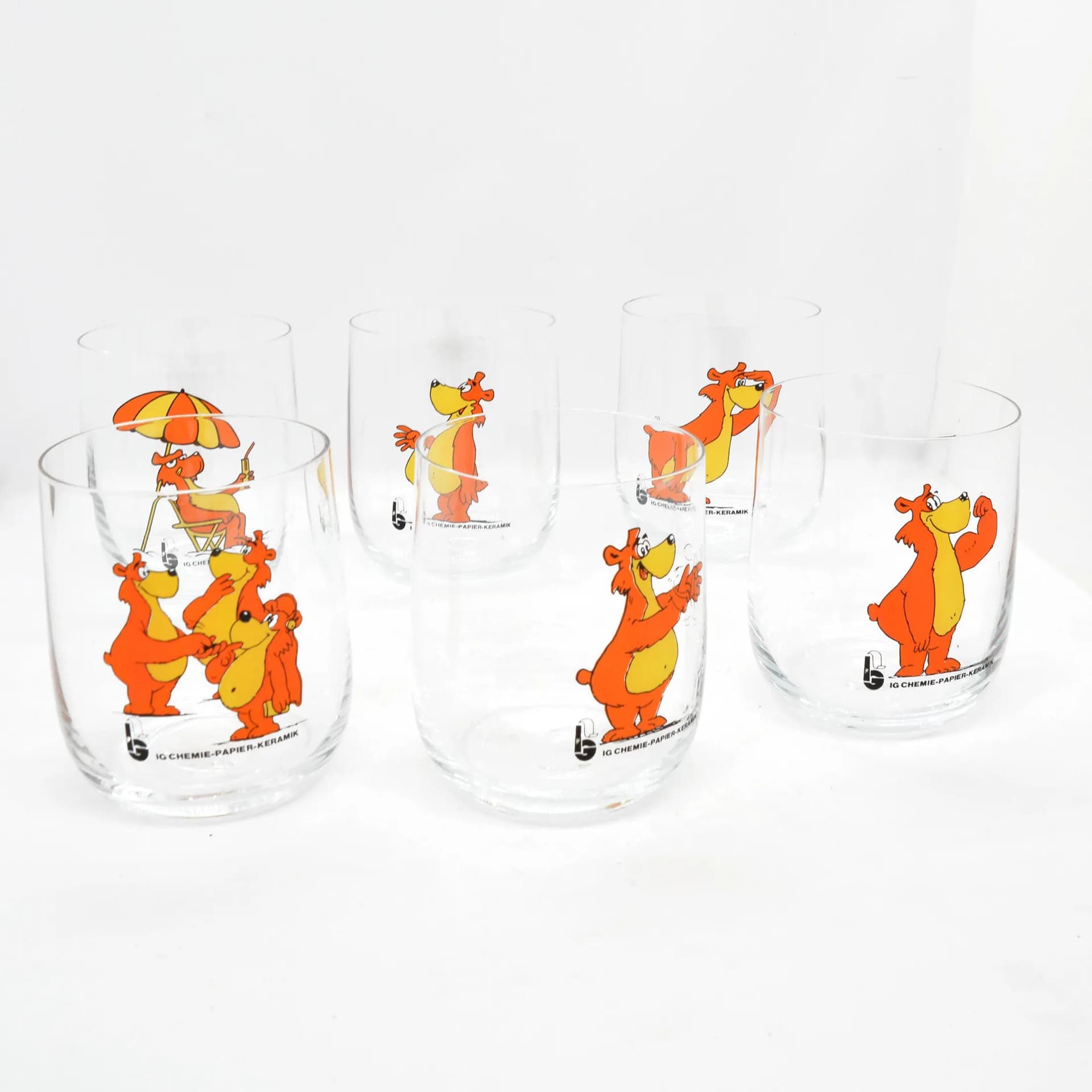 Komplet sześciu szklanek do whisky, multikolor, szkło, Ritenhoff Cristal, Niemcy, lata 90. - 160832