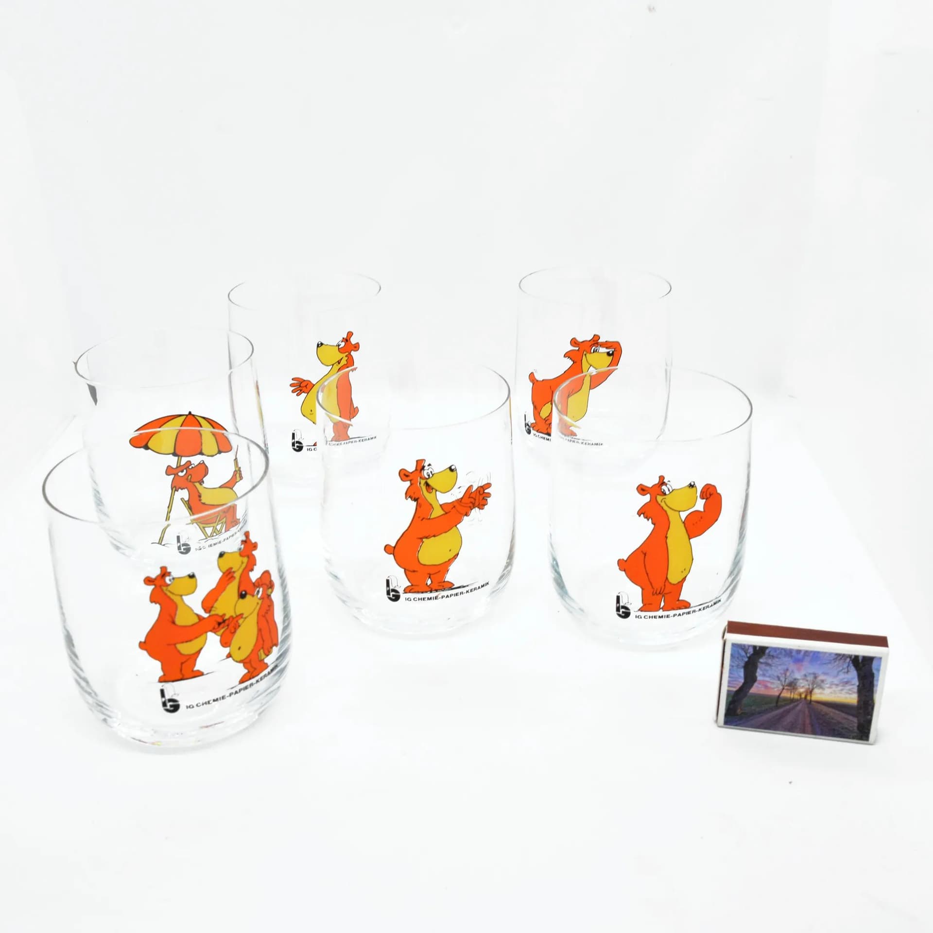 Komplet sześciu szklanek do whisky, multikolor, szkło, Ritenhoff Cristal, Niemcy, lata 90. - 160828