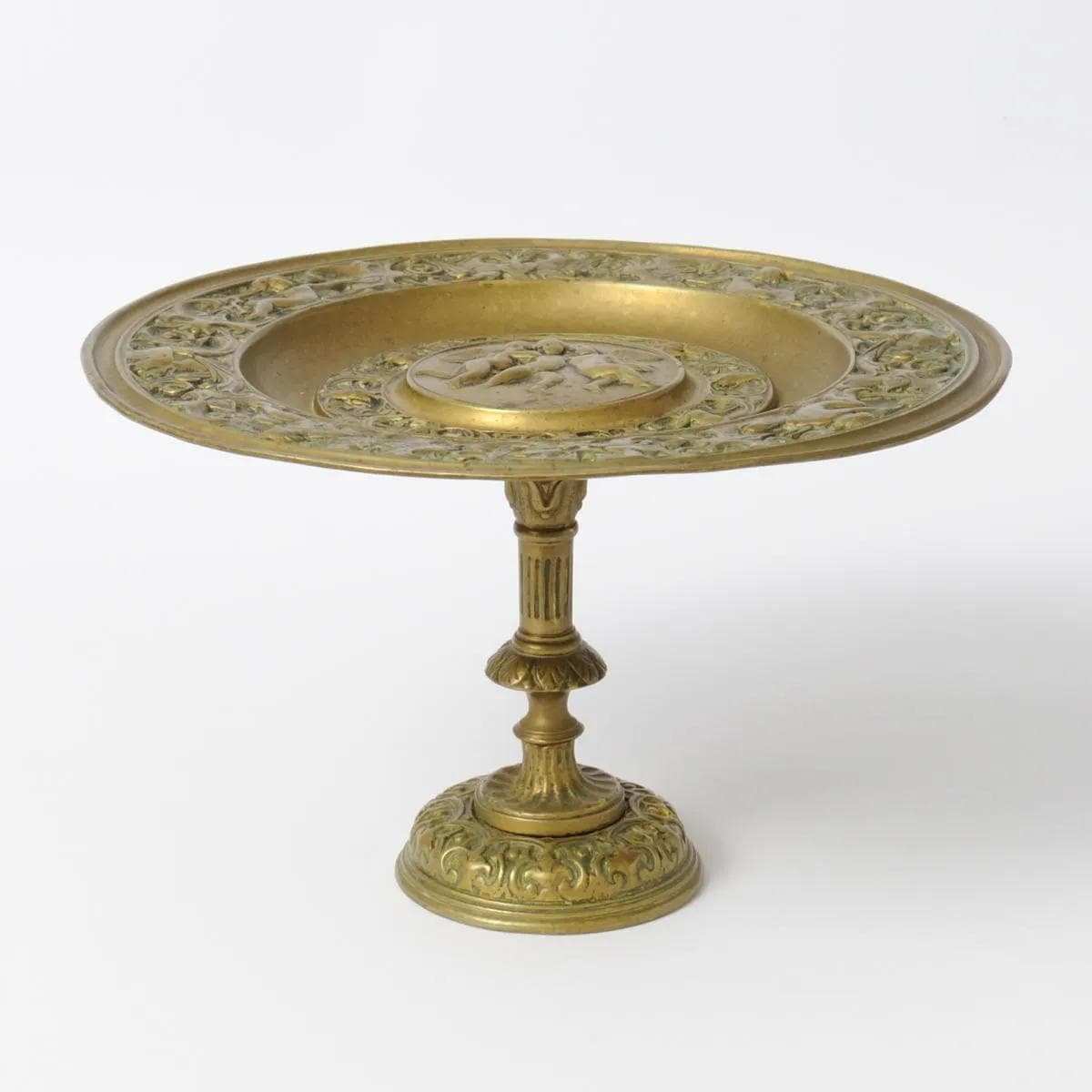 Tazza on Stem, golden brass, France, 19th c. - 160470