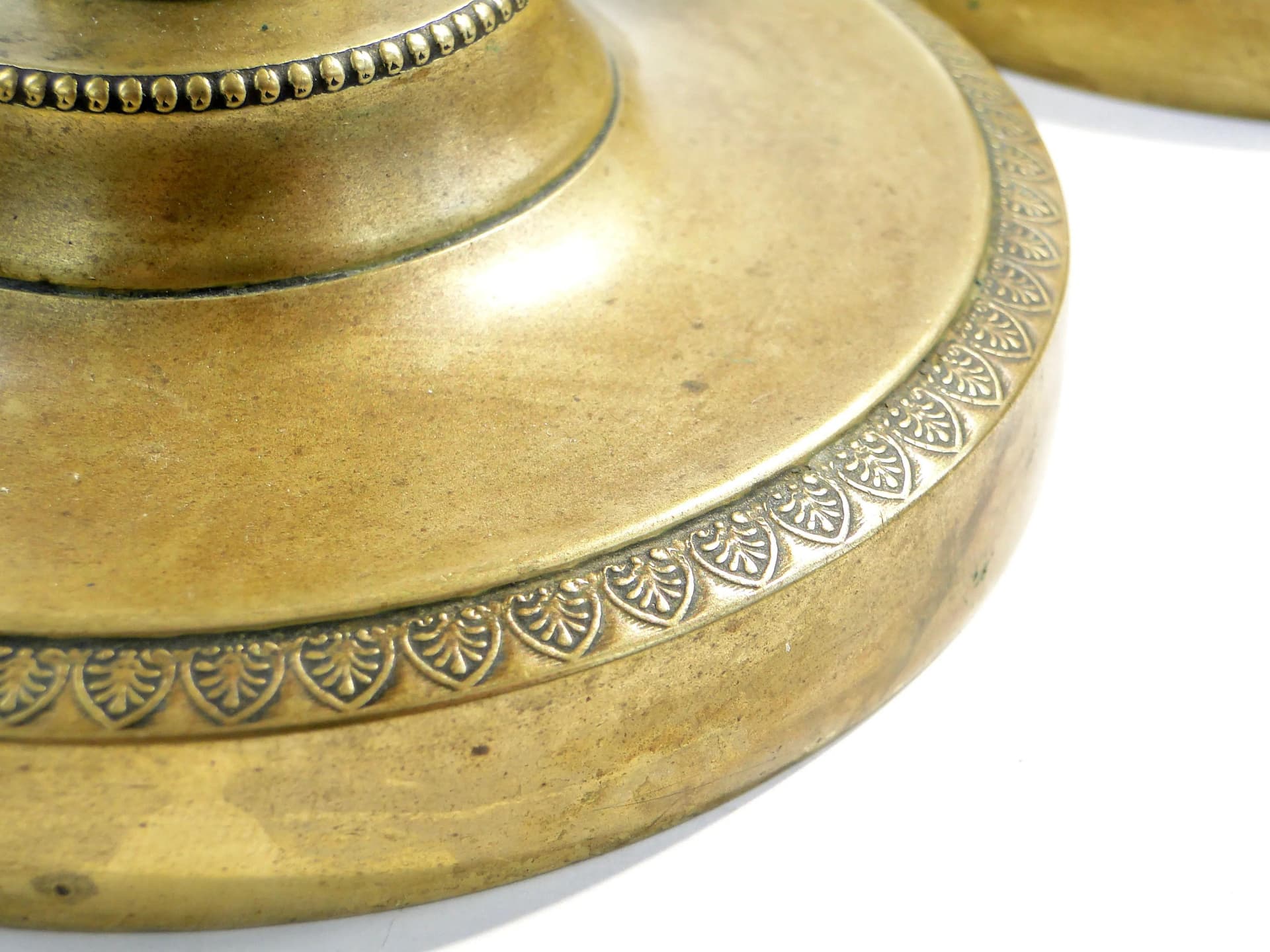 Para świeczników, brąz złoty, Francja, XIX w. - 160777